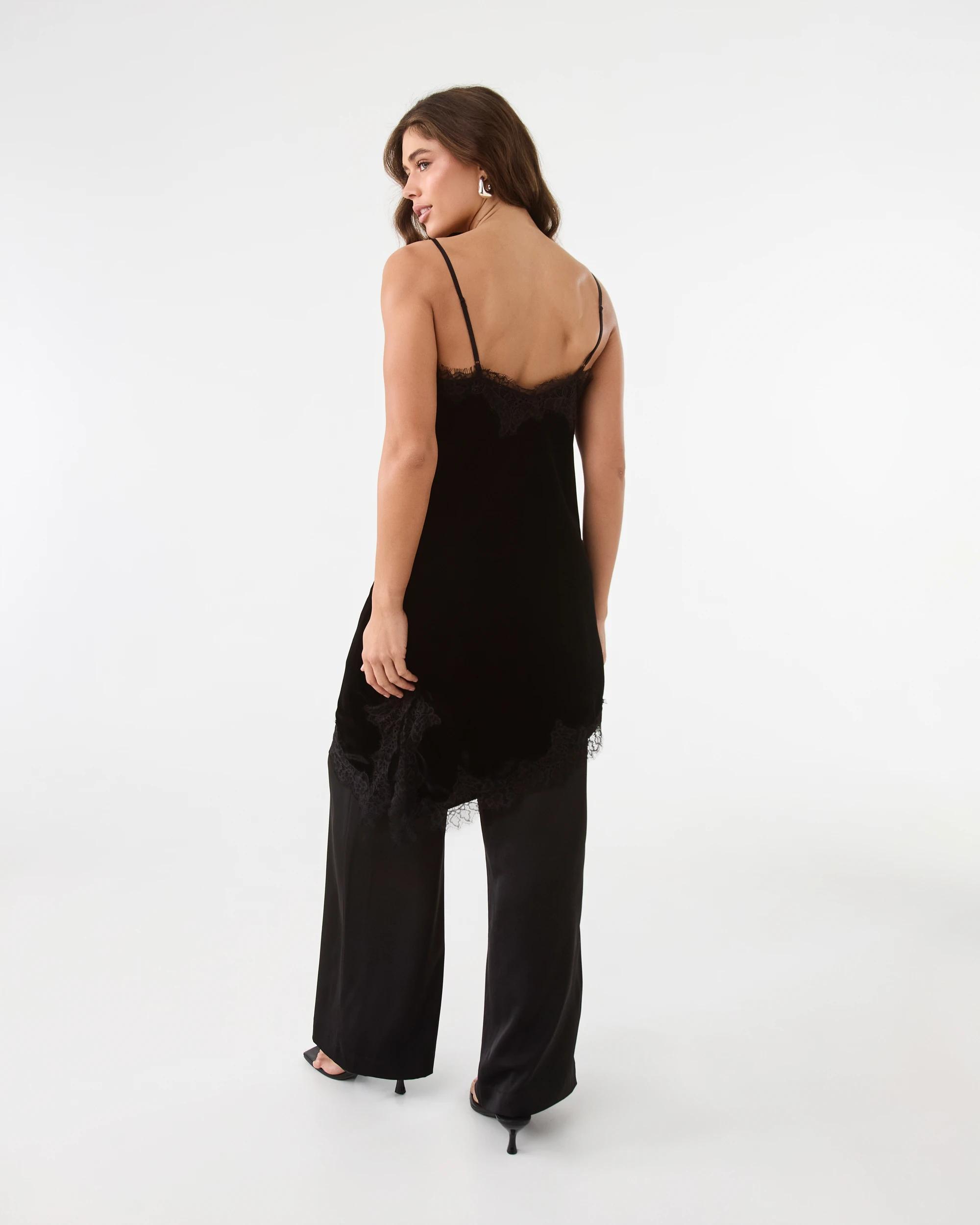 4 Satin Pants Black, 4 of 8