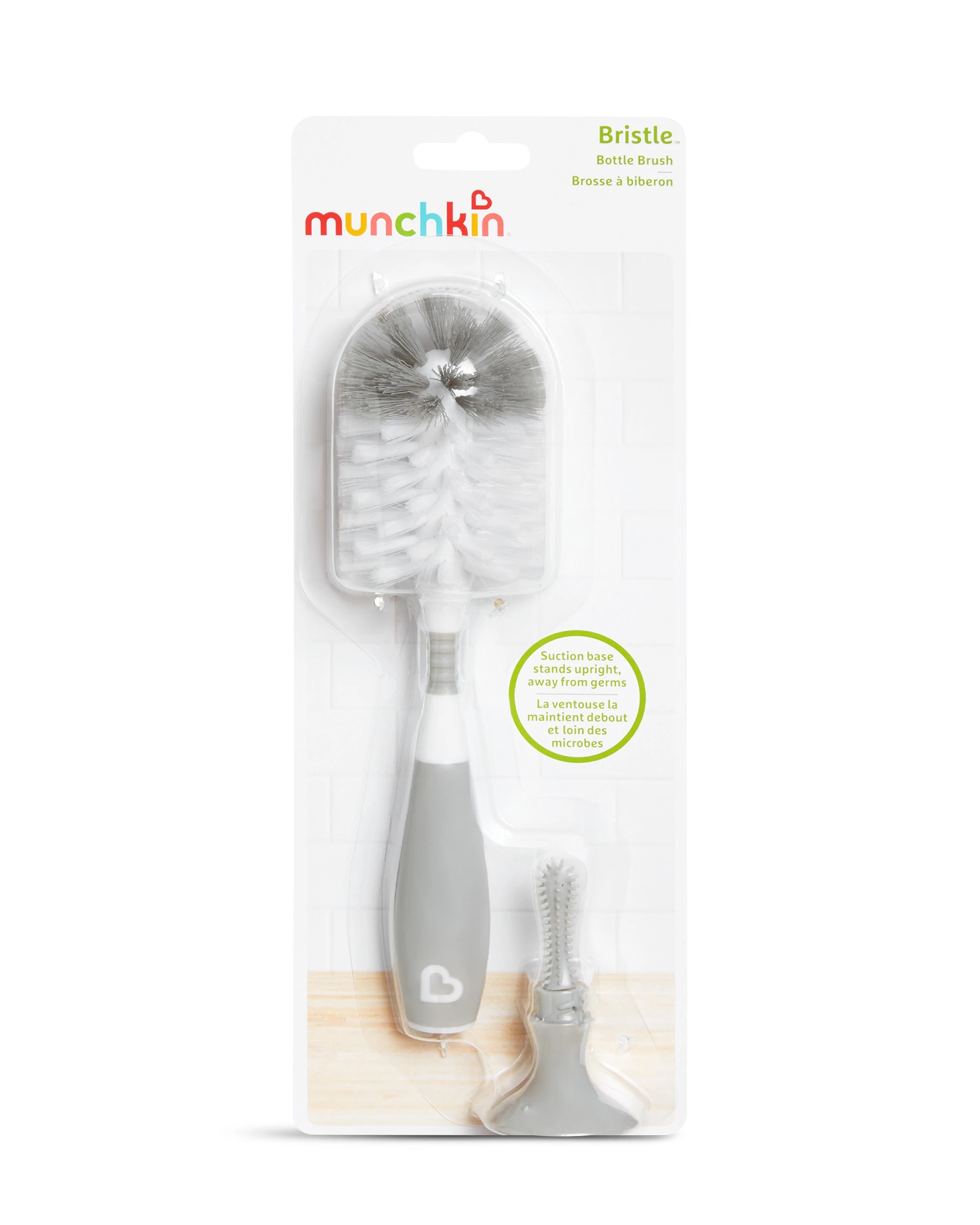 6 Munchkin Bristle Bottle Brush - Assorted - Multi, 6 of 8