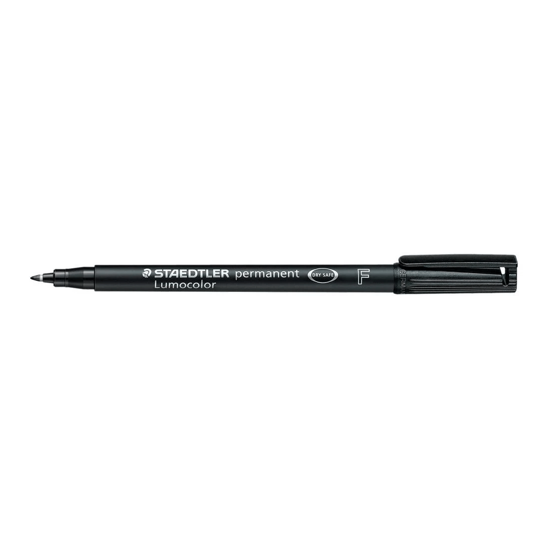 1 Staedtler Lumocolor 318 Permanent Marker Black, 1 of 5