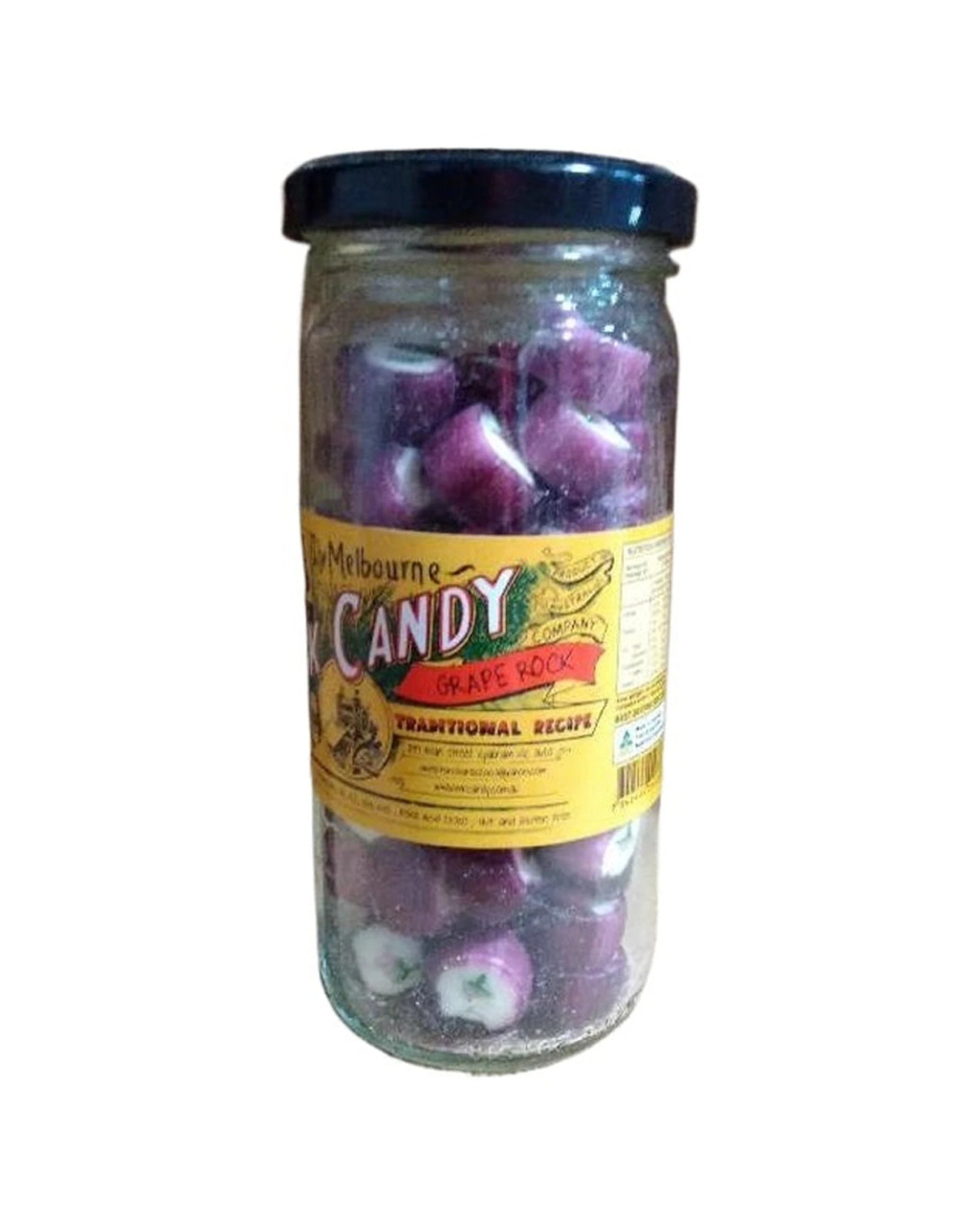 1 The Melbourne Rock Candy Co Grape Hard Lollies 170g, 1 of 1