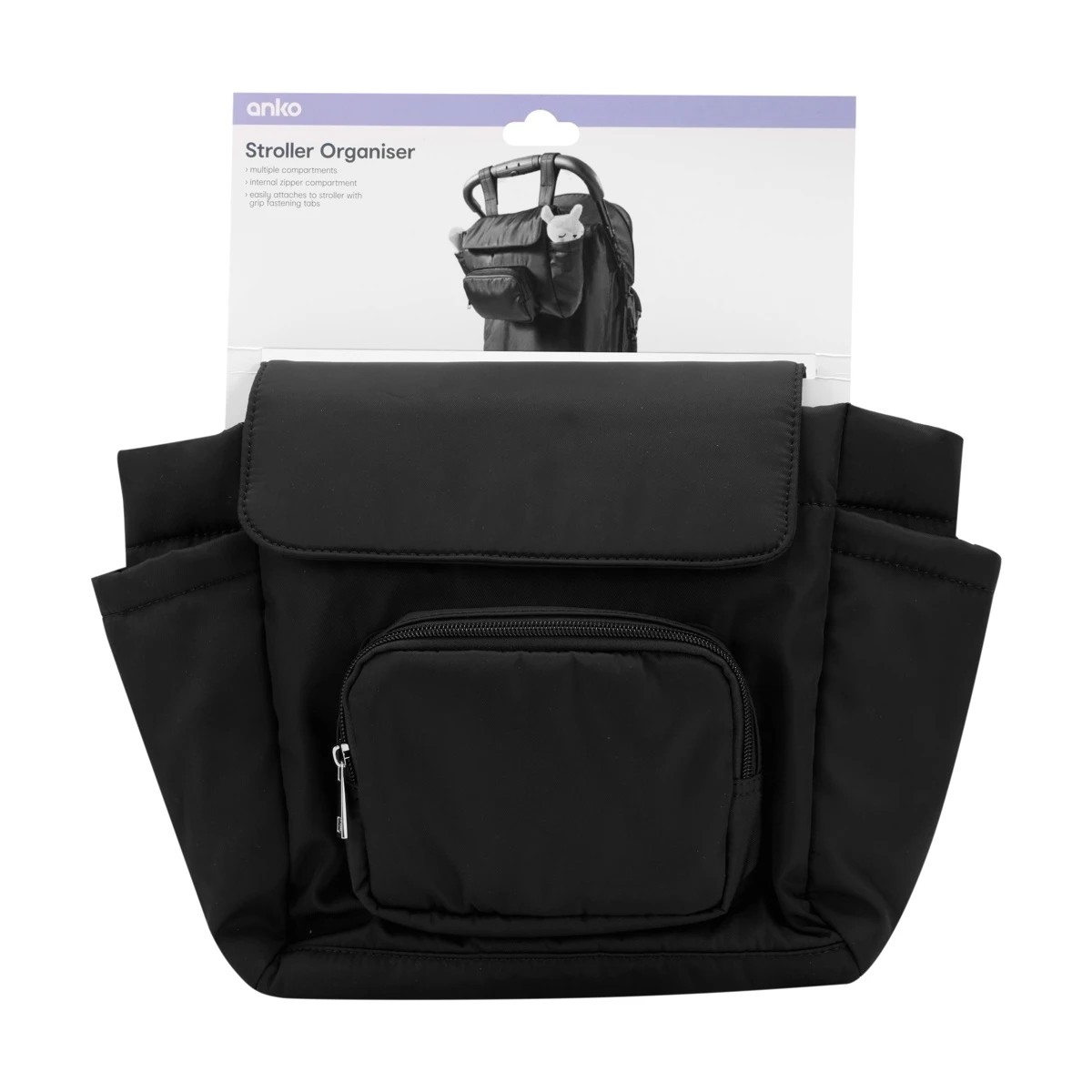 11 Stroller Organiser - Black, 11 of 11