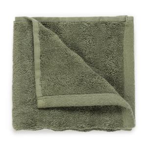 Thick Ribbed Australian Cotton Face Washer - Forest Green