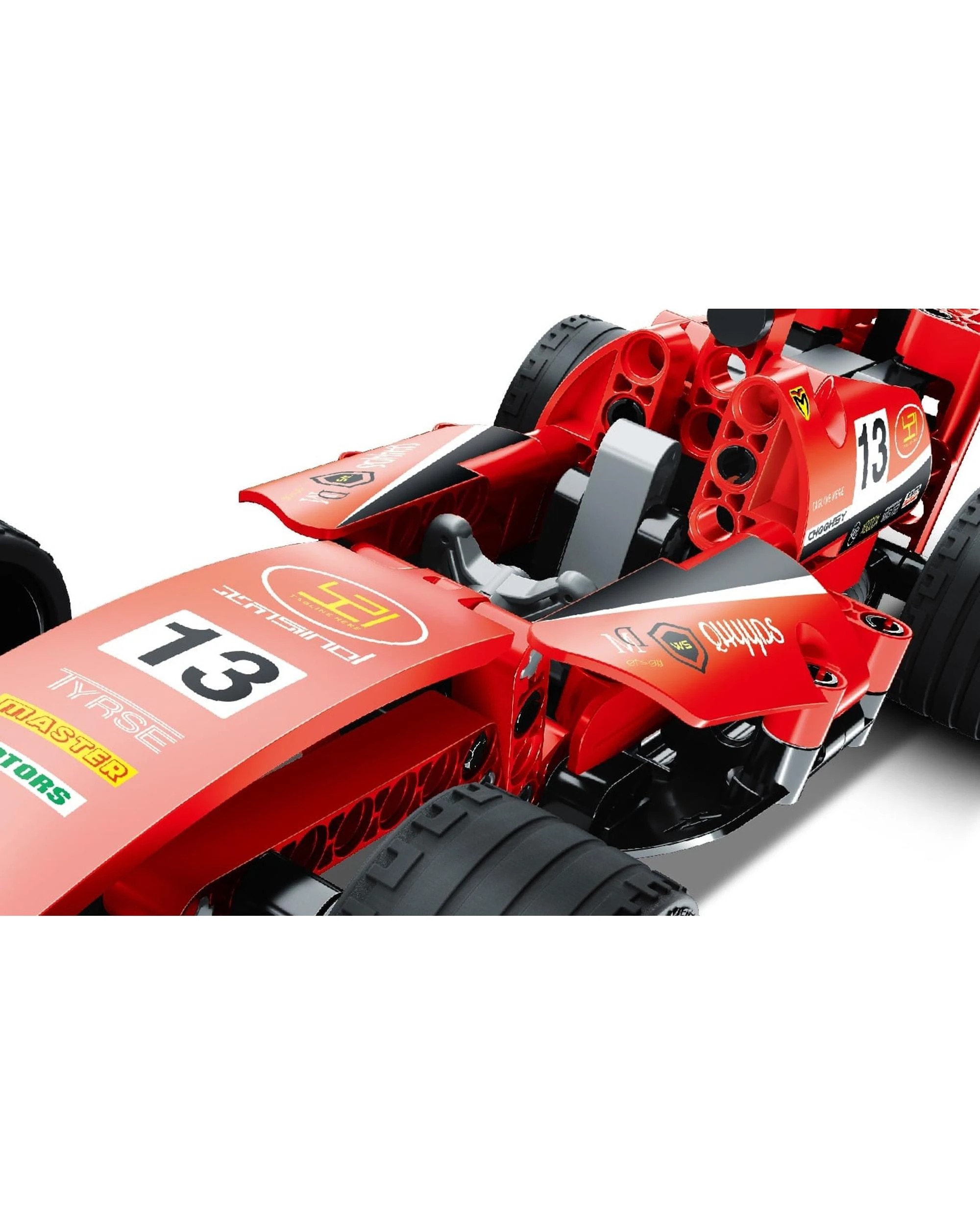 4 iM.Master Mechanical Master Pull Back Racing Car 150 Piece Model Kit - 5813, 4 of 5