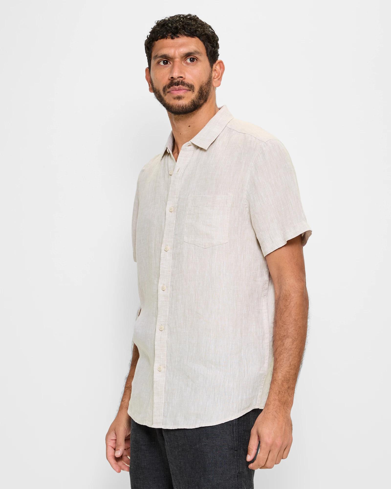 3 Target European Linen Shirt NEUTRAL, 3 of 5