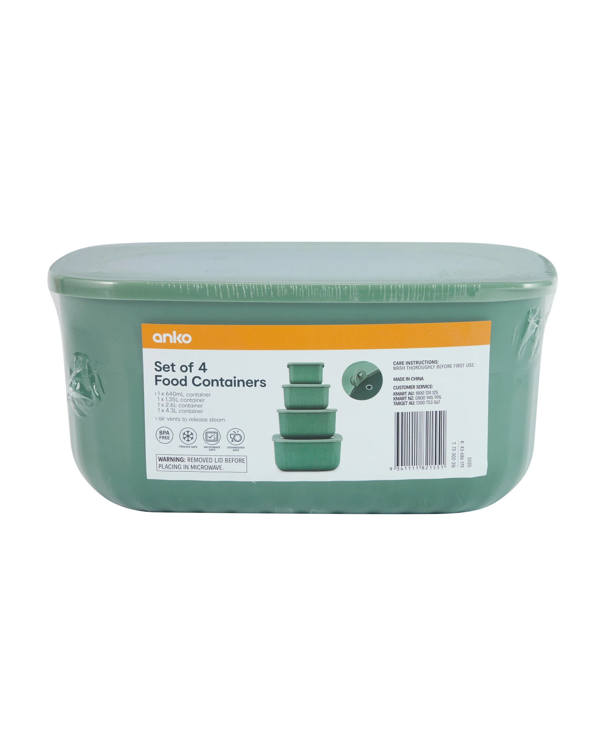 5 Set of 4 Food Containers, 5 of 5