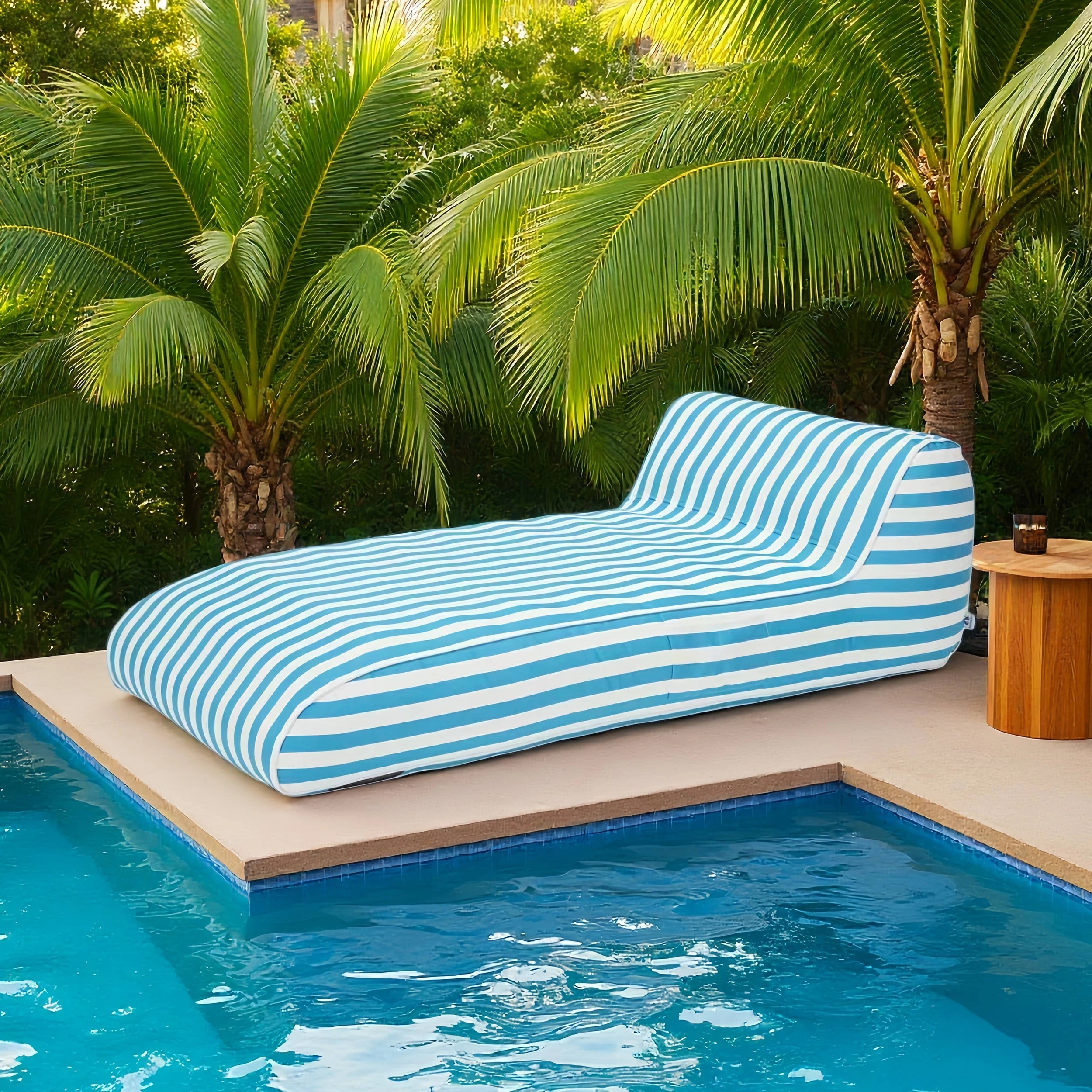 10 IHOMDEC Outdoor Waterproof Inflatable Lounge Chair - Blue, 10 of 10