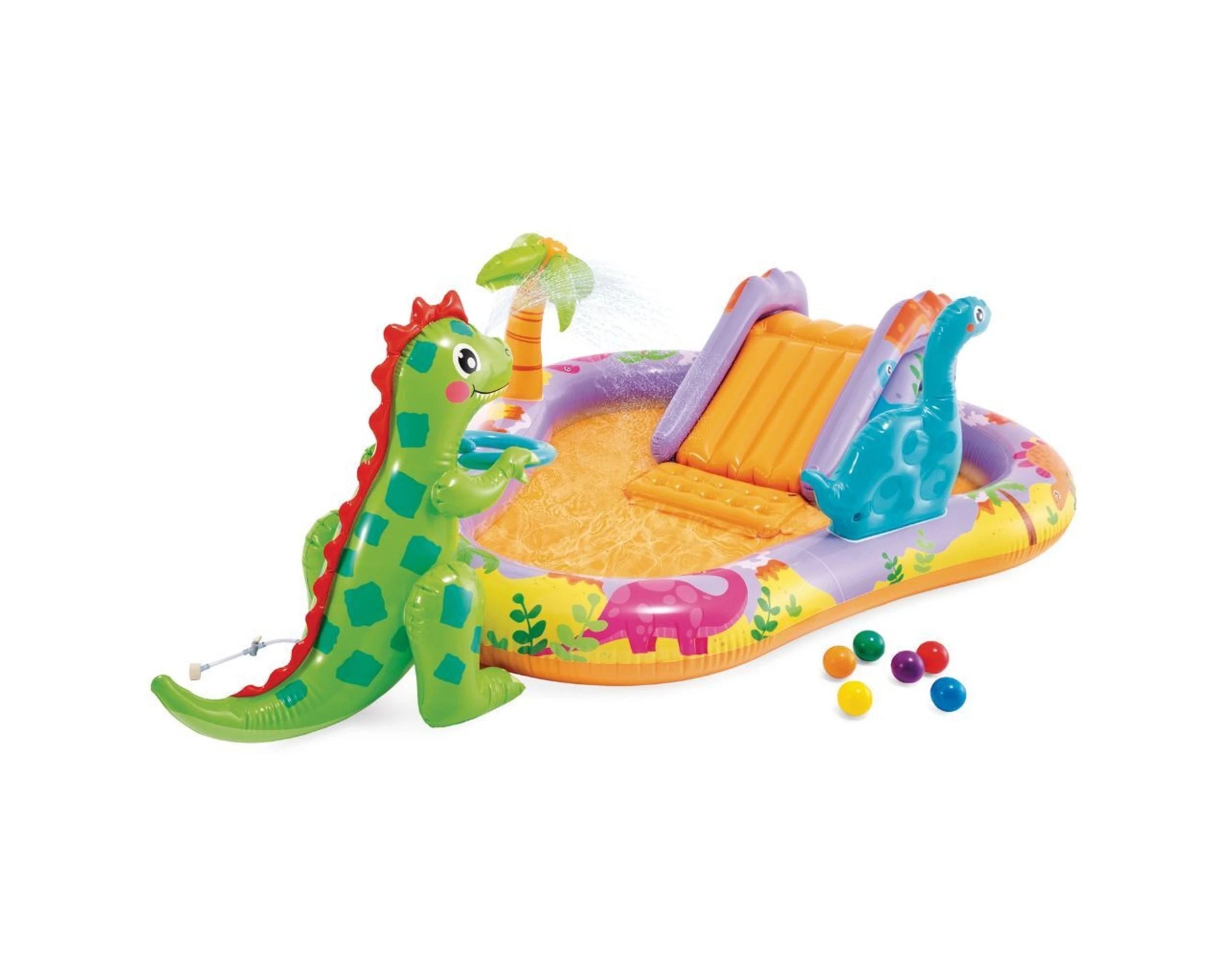 5 Intex Dino Park Play Center Inflatable Kids Pool Water Play Centre With Slide - Multi, 5 of 9