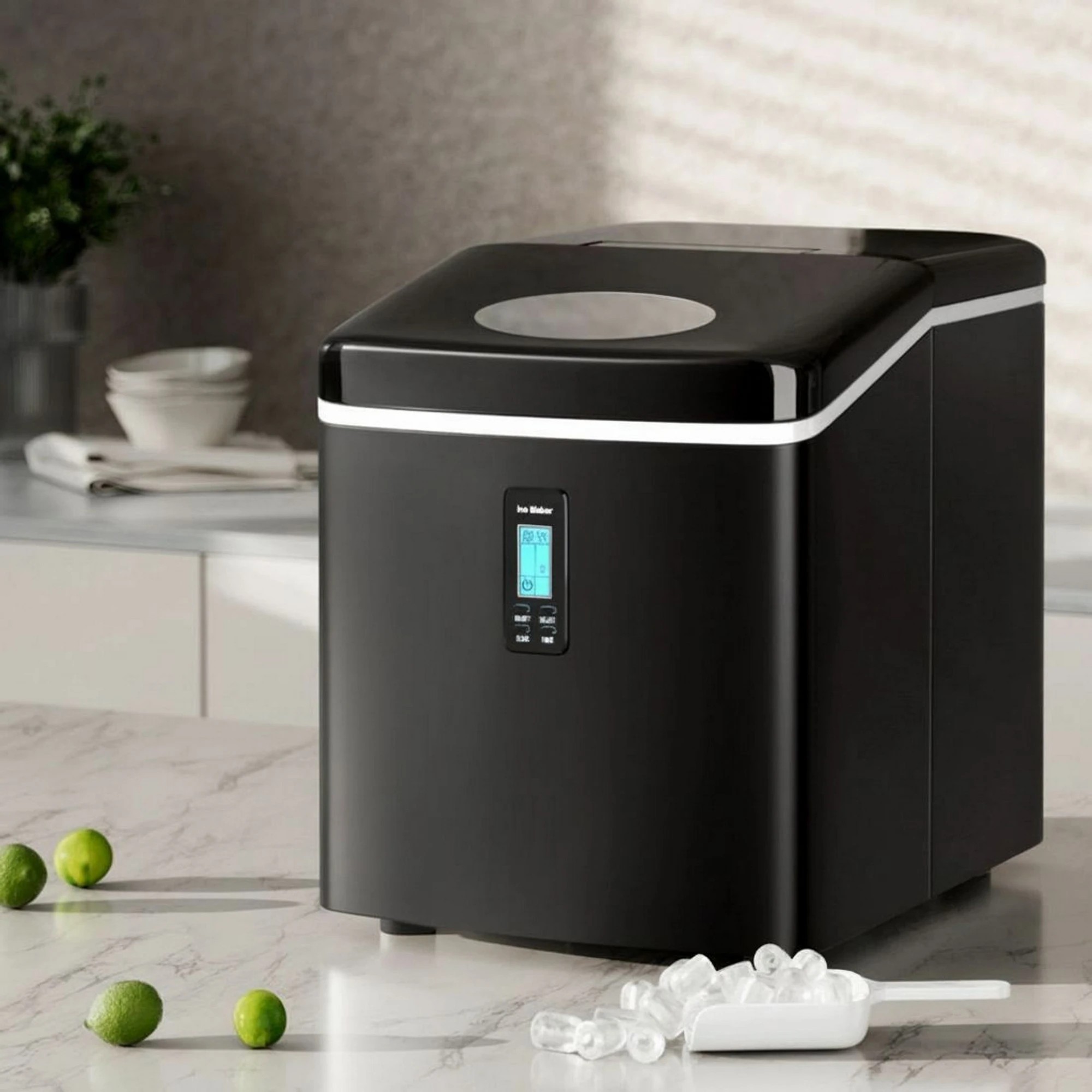 3 Devanti 15kg Ice Maker Machine - Black, 3 of 8