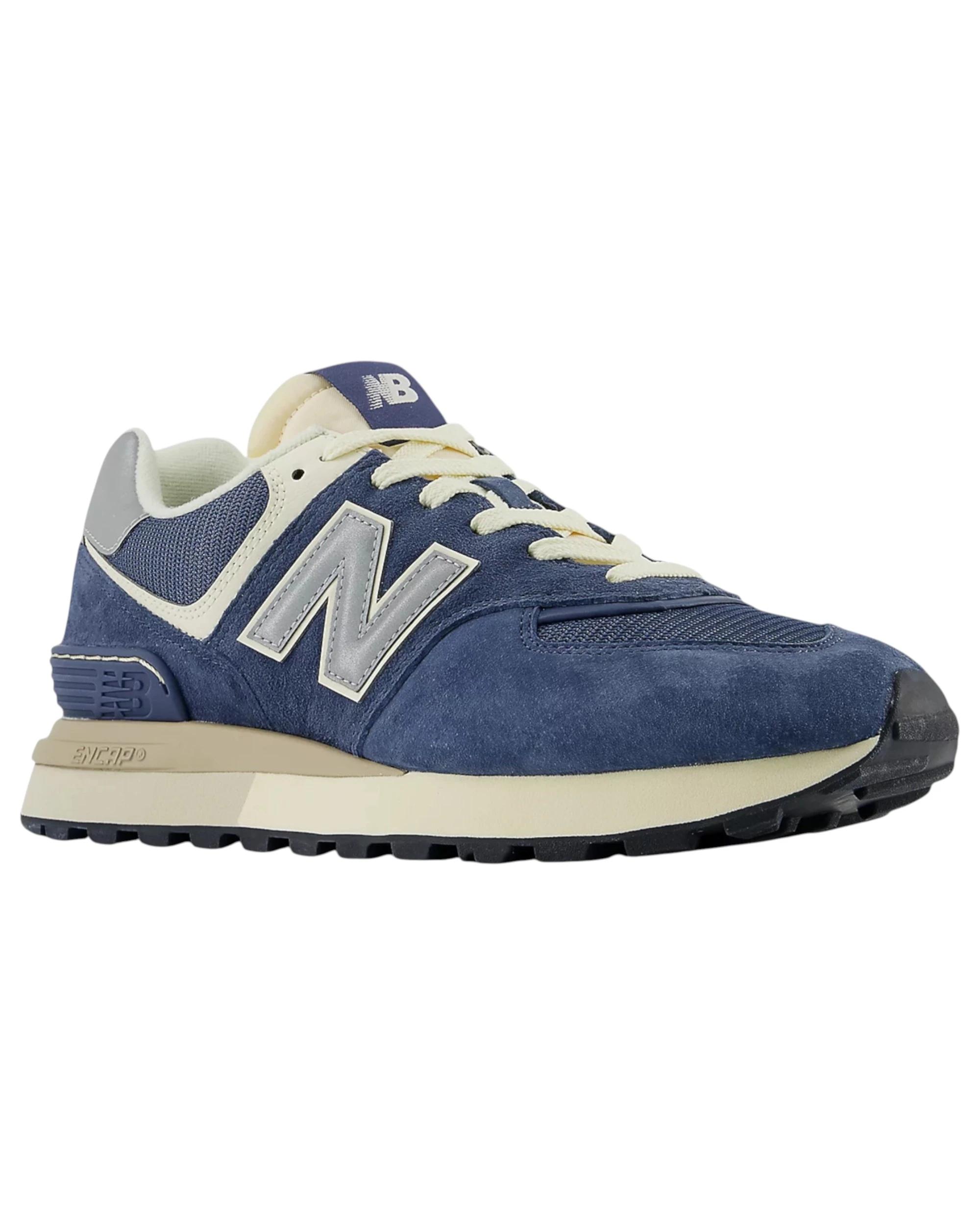 4 New Balance Mens 574 Legacy Royale Blue/ Grey Athletic Shoes ROYAL BLUE/GREY, 4 of 5