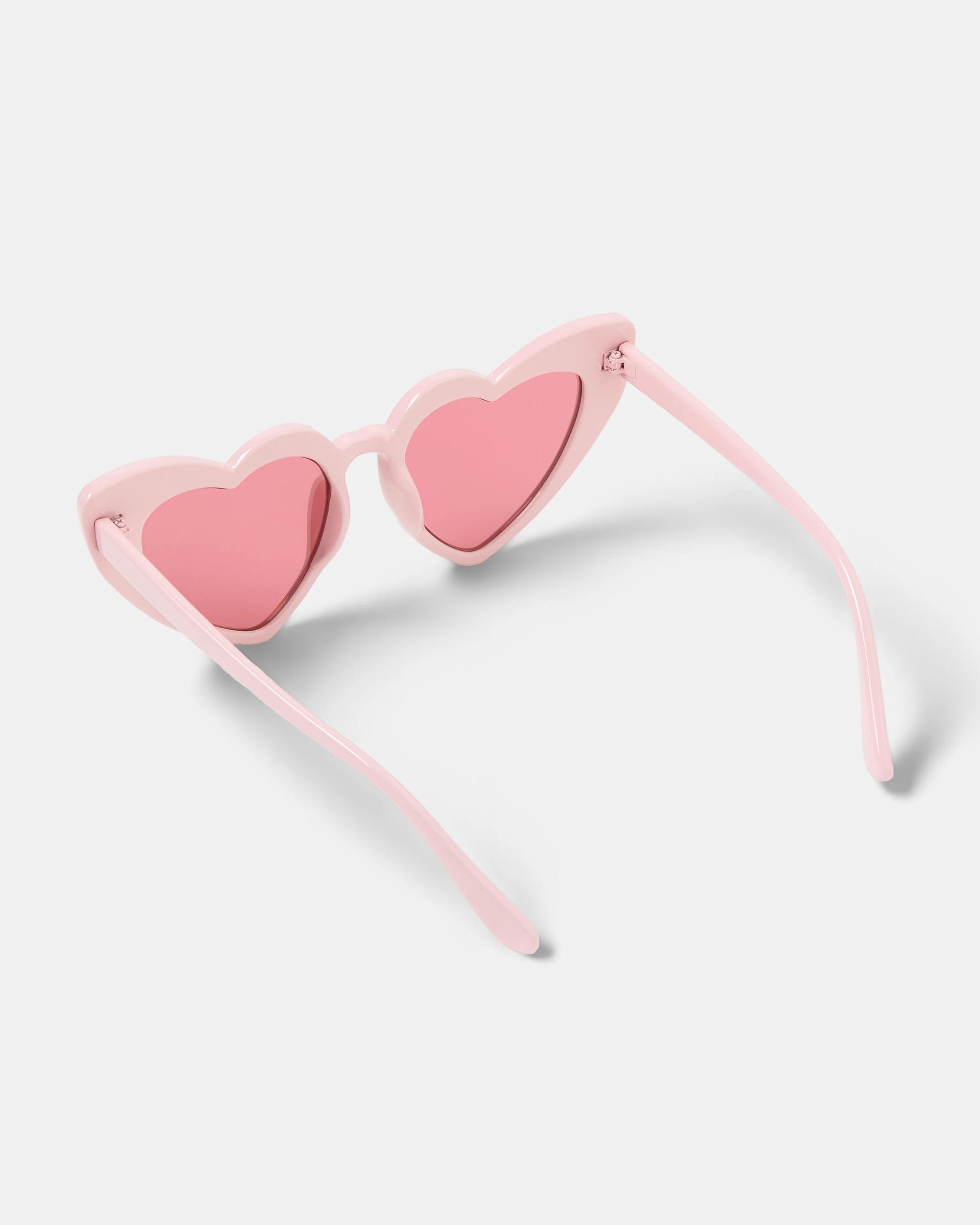 3 Heart Sunglasses Pink, 3 of 5