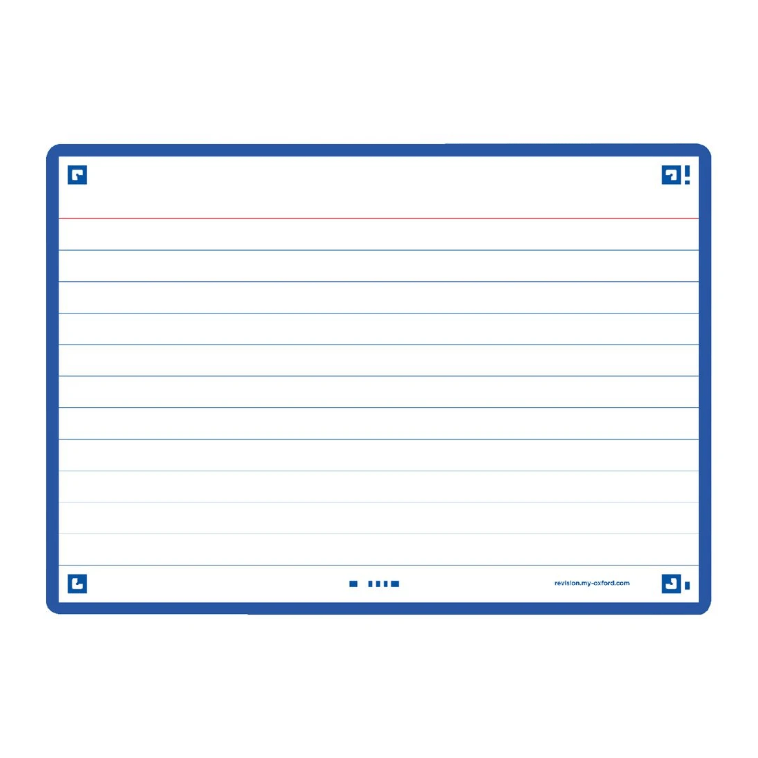 3 Oxford Flash 2.0 Index Cards Ruled 105 x 148mm Navy 80 Pack, 3 of 3