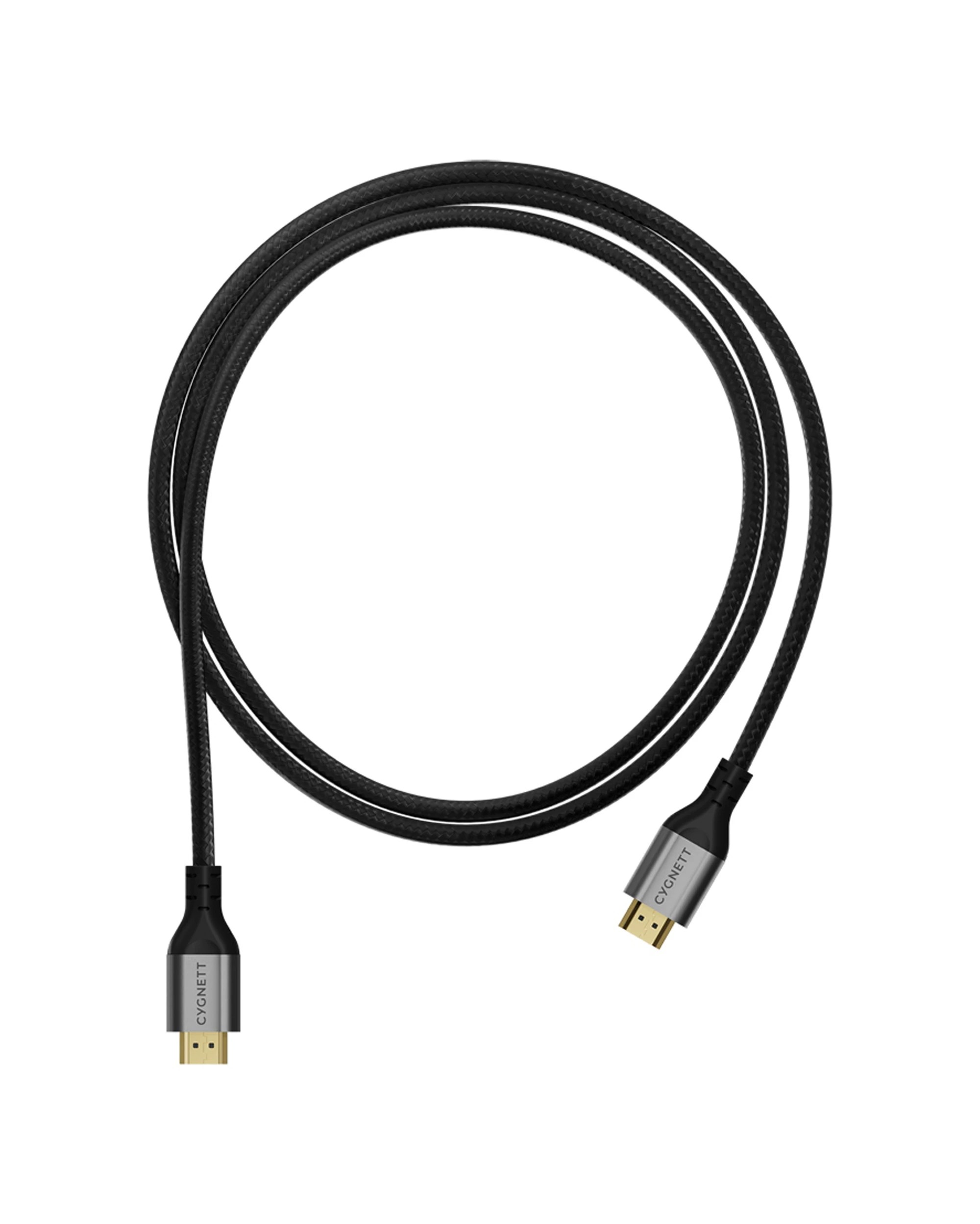 3 Cygnett 2PK Unite 8K Resolution HDMI to HDMI Braided Cable 1.5m - Black, 3 of 4