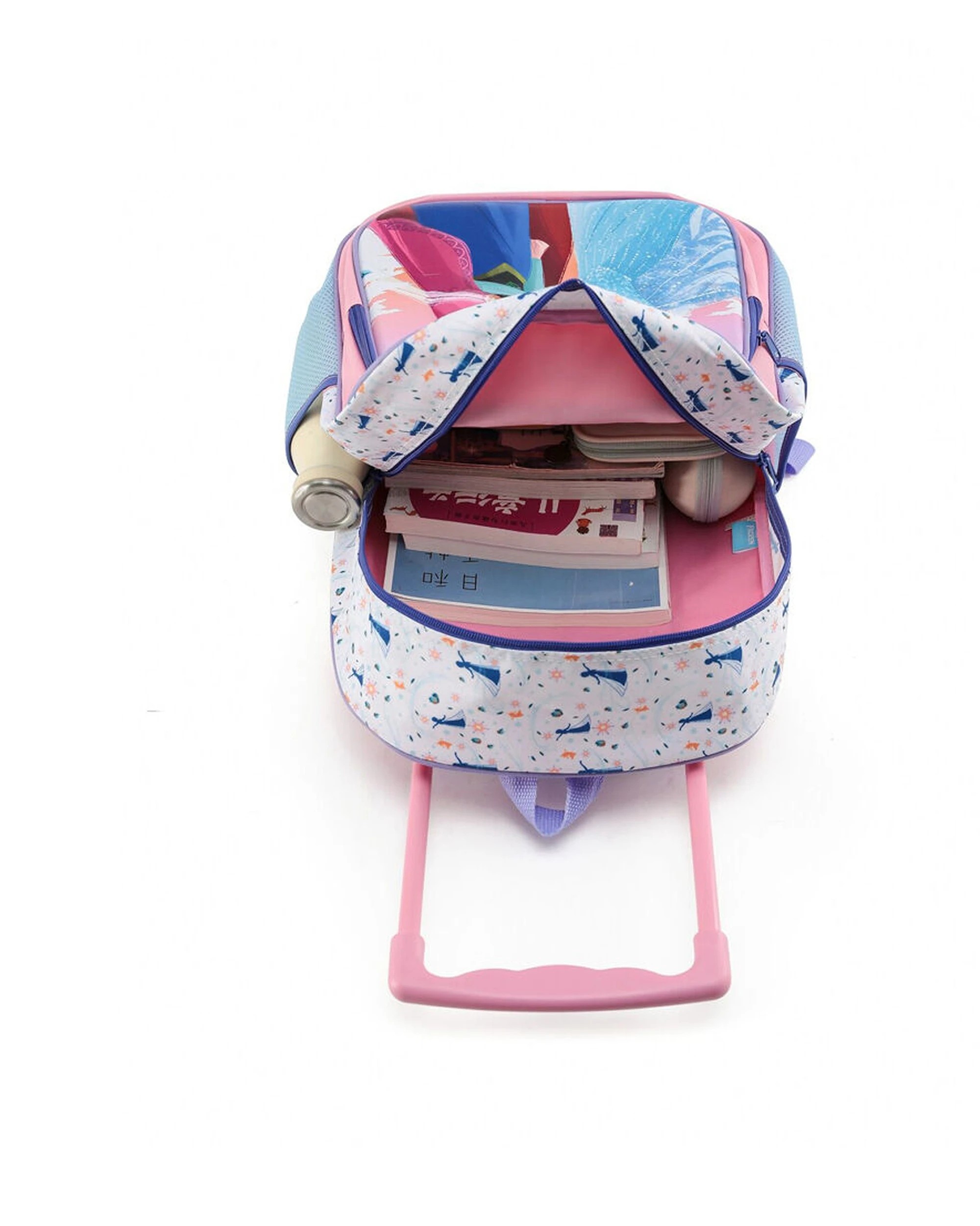 3 Disney Frozen Wheeled Trolley Backpack 17 Inch Girls School Kids 3 Years - Multi, 3 of 3