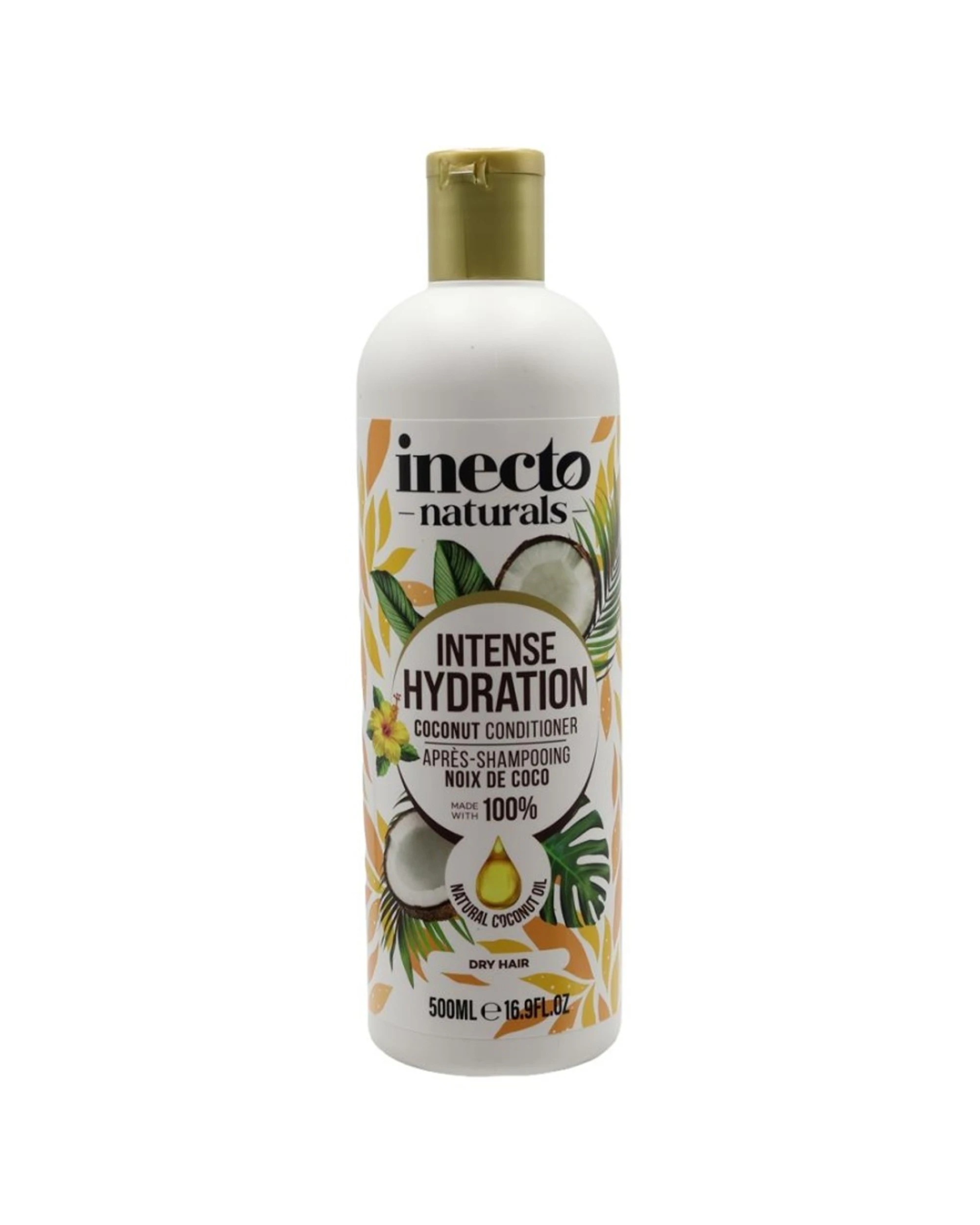 2 Inecto 6PK Naturals Intense Hydration Coconut Oil Conditioner For Dry Hair 500ml - White, 2 of 3