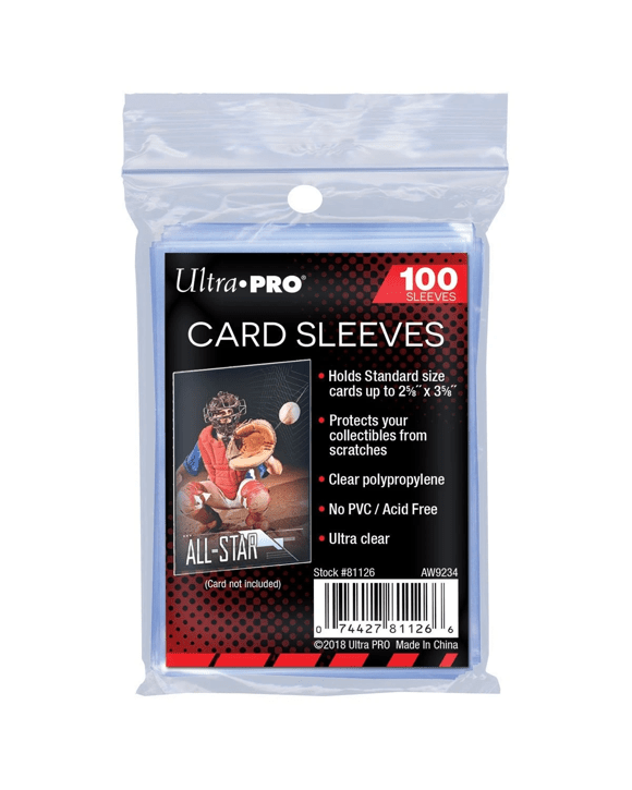 100 Pack Ultra Pro Trading Card Sleeves - Kmart NZ