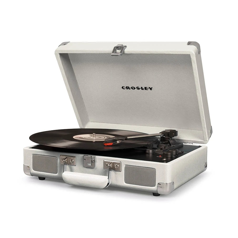 2 Crosley Cruiser Bluetooth Portable Turntable Sands - White - White, 2 of 4