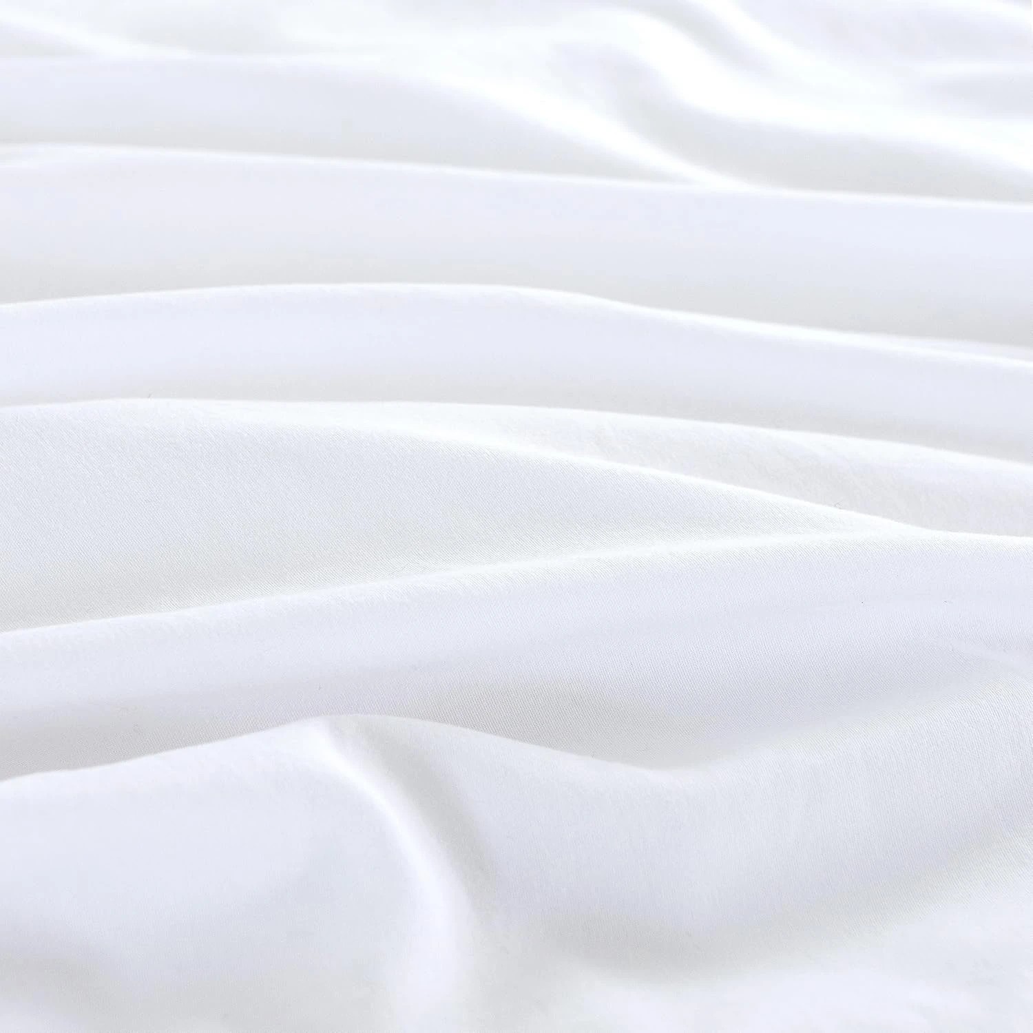 5 CleverPolly 2-Pack Vintage Washed Microfibre Standard Pillowcases - White, 5 of 6