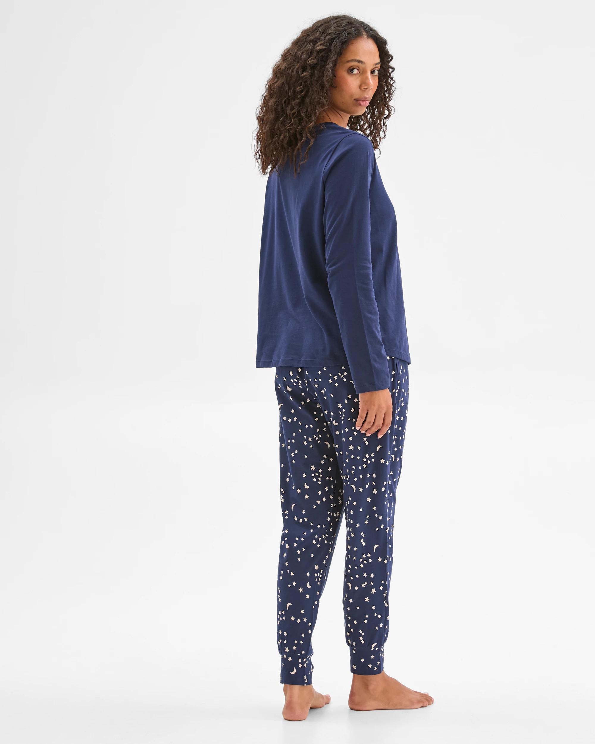 6 Target Woman Australian Cotton Long Sleeve Slogan Sleep T-Shirt CLOUDS, 6 of 6