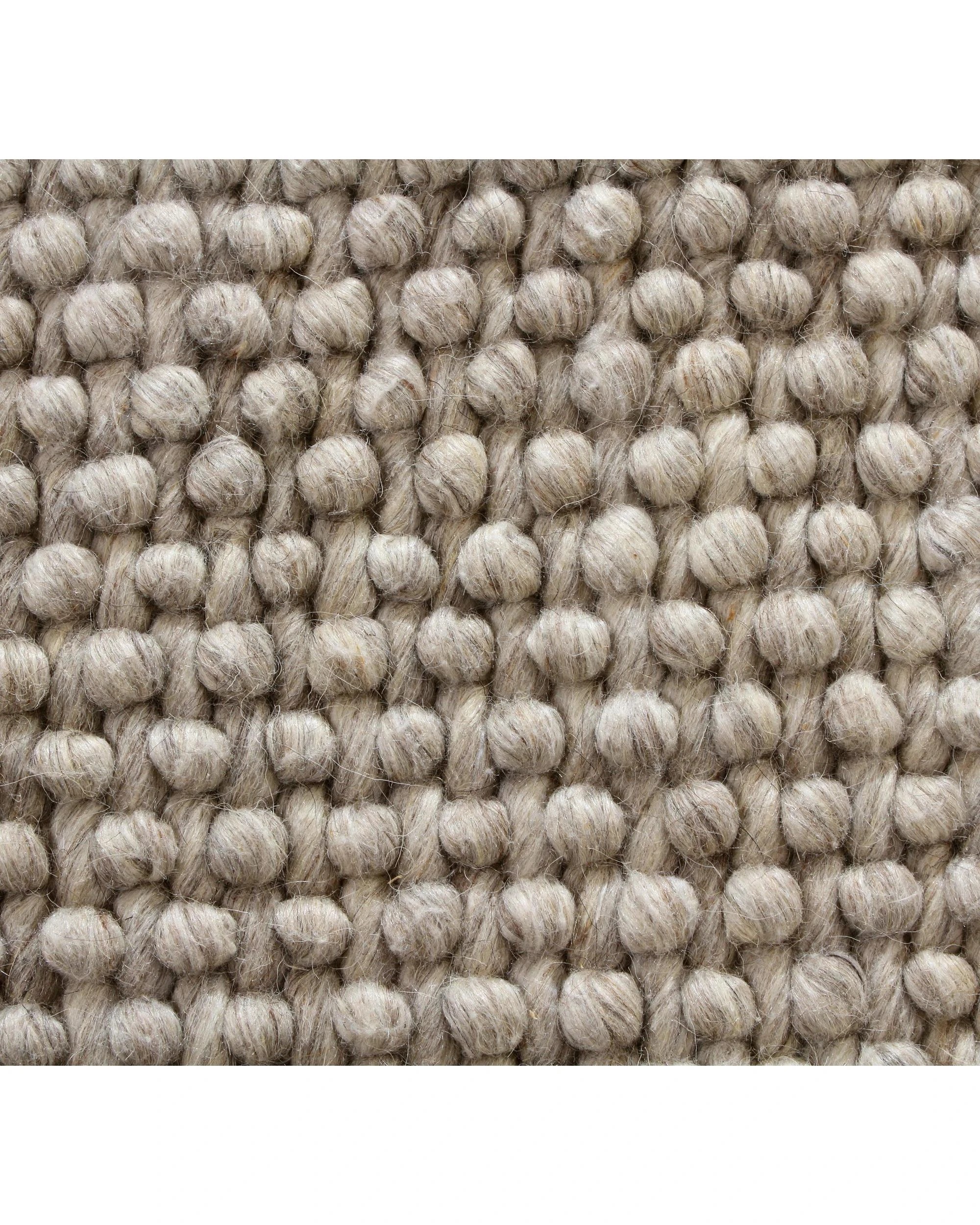 5 La Grace Home Aura Hand Woven Loop Pile Wool Rug - 160x230cm - Beige, 5 of 7