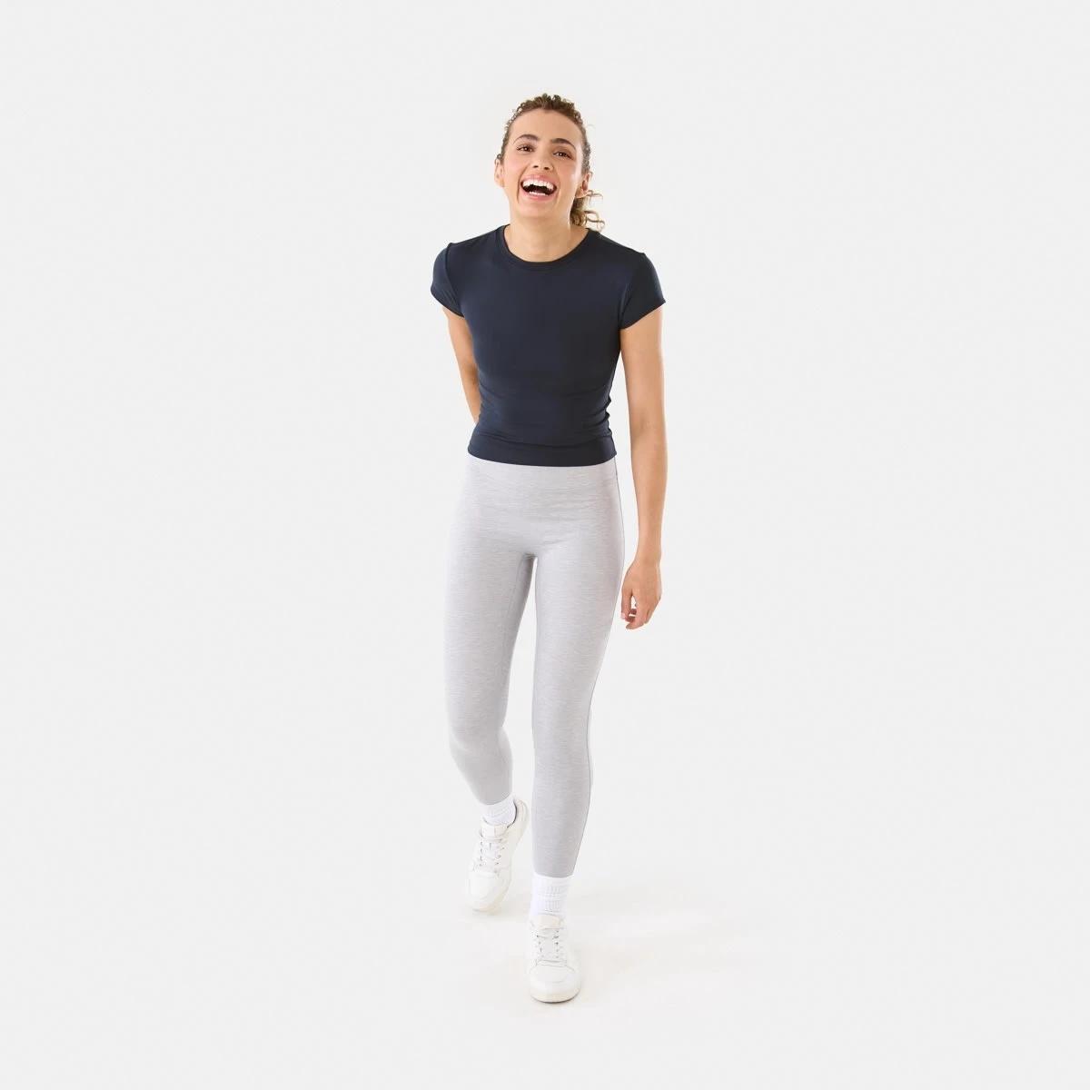 2 Active Womens Ultra Soft Crew Neck T-shirt SHADE NAVY, 2 of 6