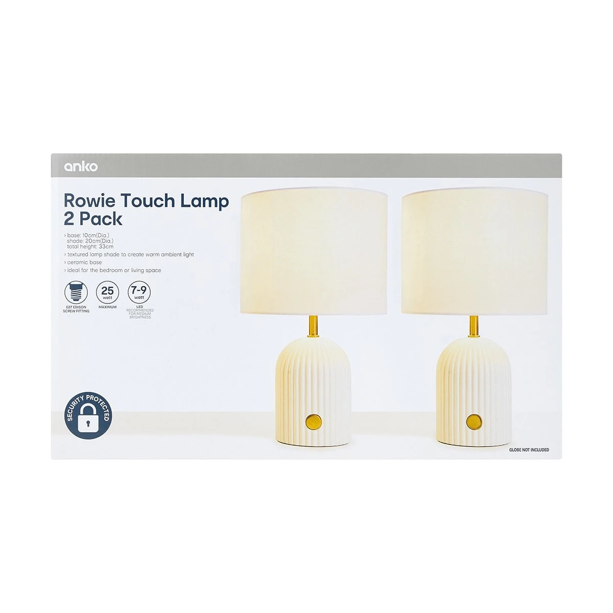6 2 Pack Rowie Touch Lamps, 6 of 7