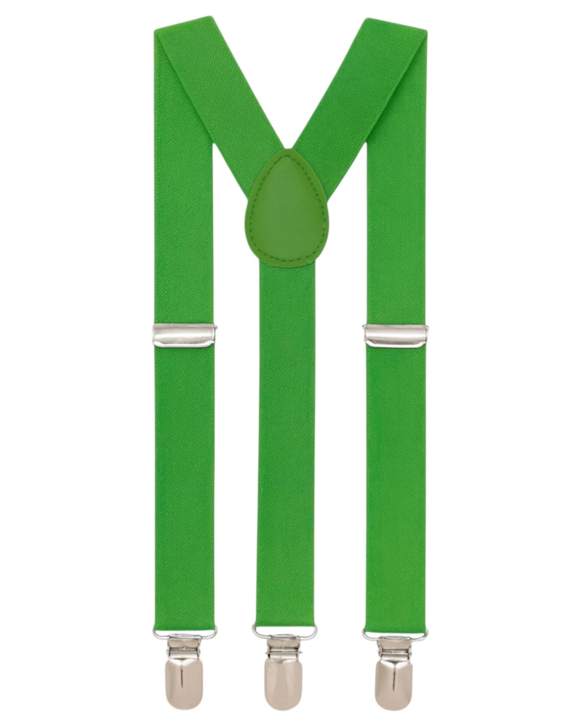 1 Zasel Boys Adjustable Green Apple 65cms Suspenders - Green, 1 of 1