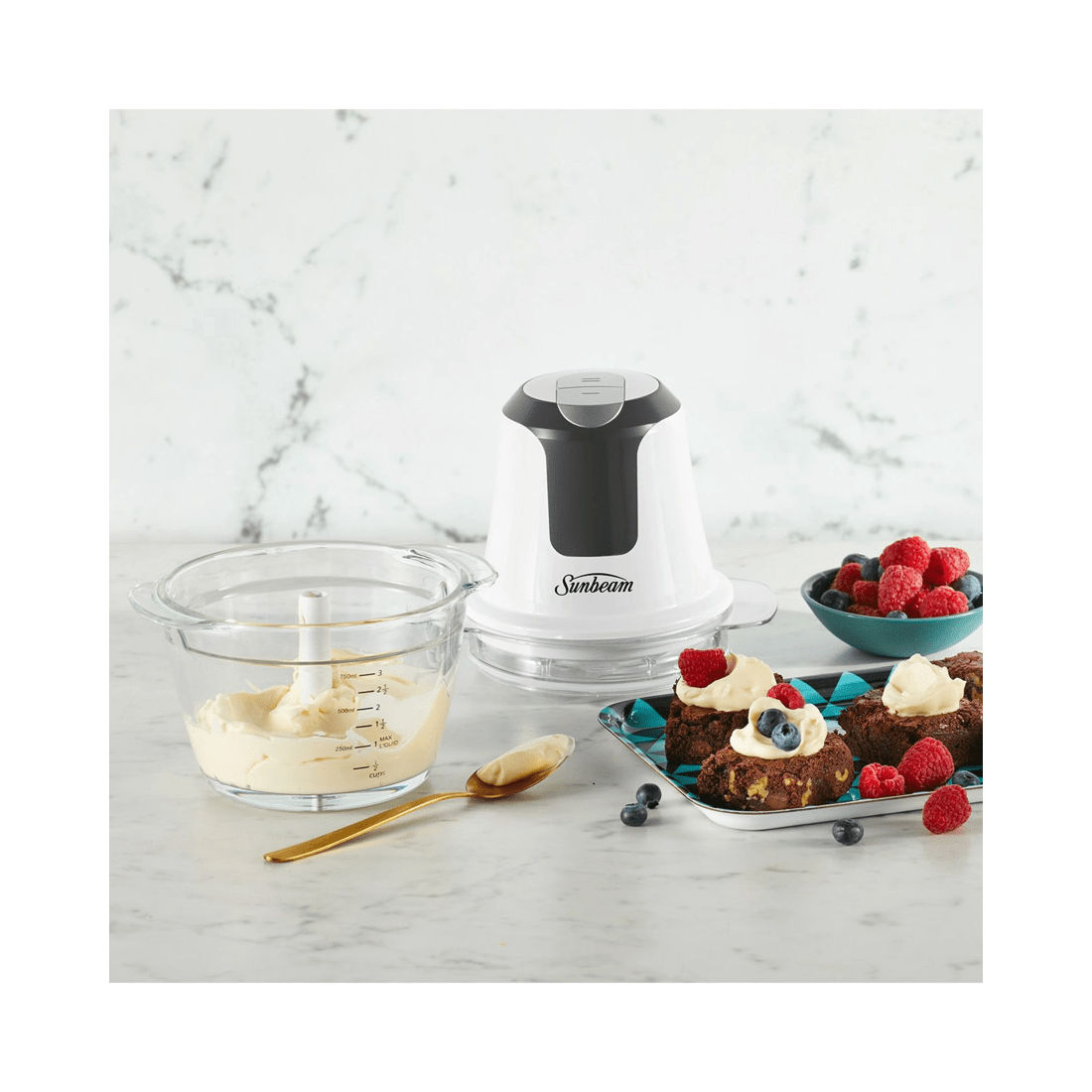 2 Sunbeam Mini Glass Food Processor with Multi-Chop Function, 2 of 3