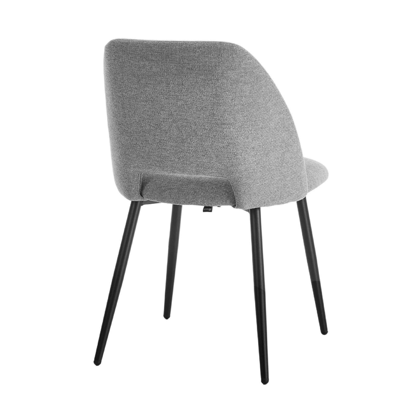 9 Oikiture 2x Dining Chair Accent Chairs Linen Fabric - Grey, 9 of 9