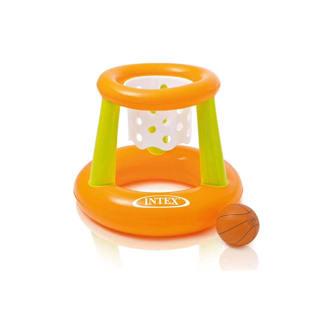 1 Intex 67cm Inflatable Floating Basketball Hoop Pool Toy Kids 3 Years Plus - Orange, 1 of 1