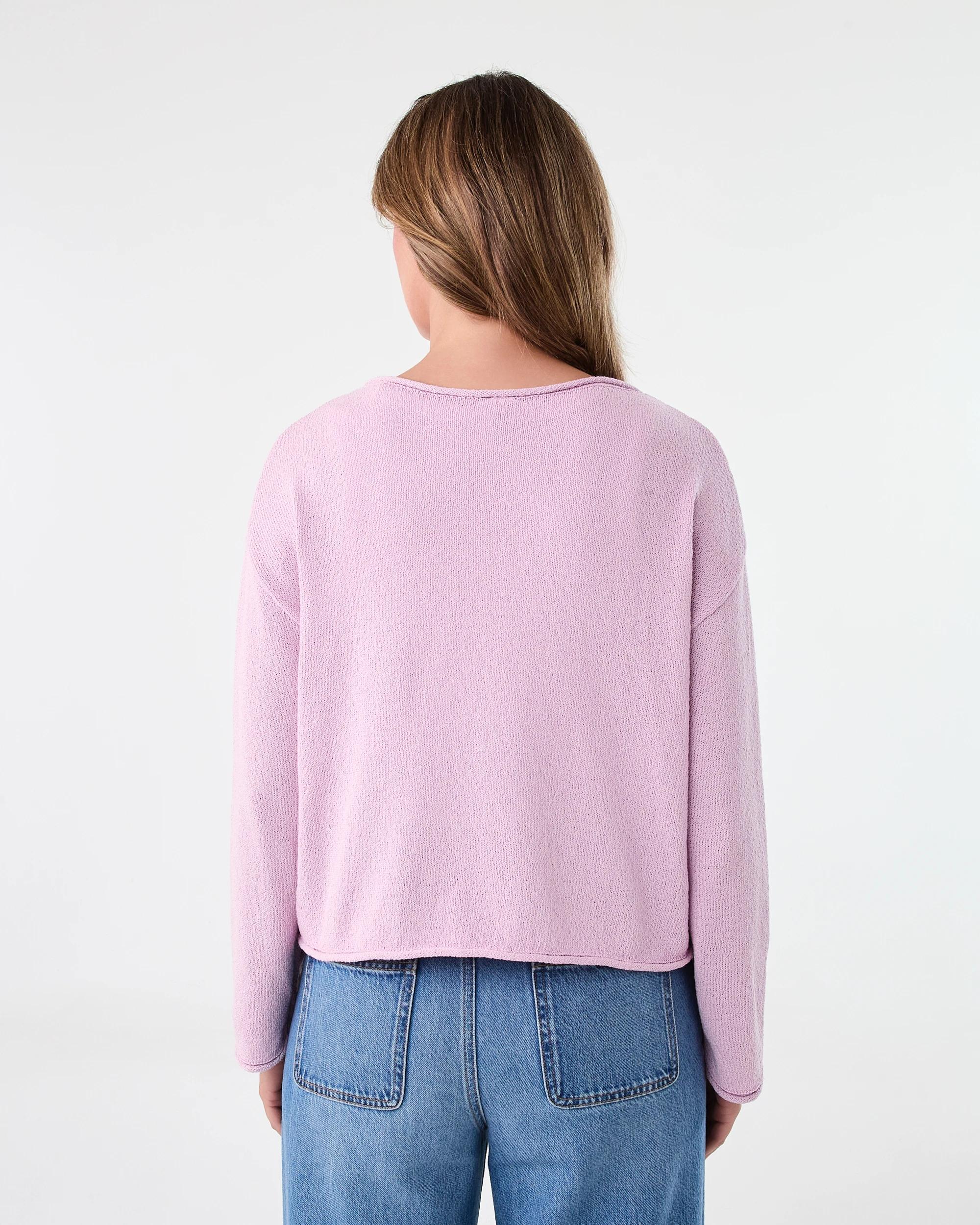 3 Boatneck Pullover Wrm Lilac, 3 of 6