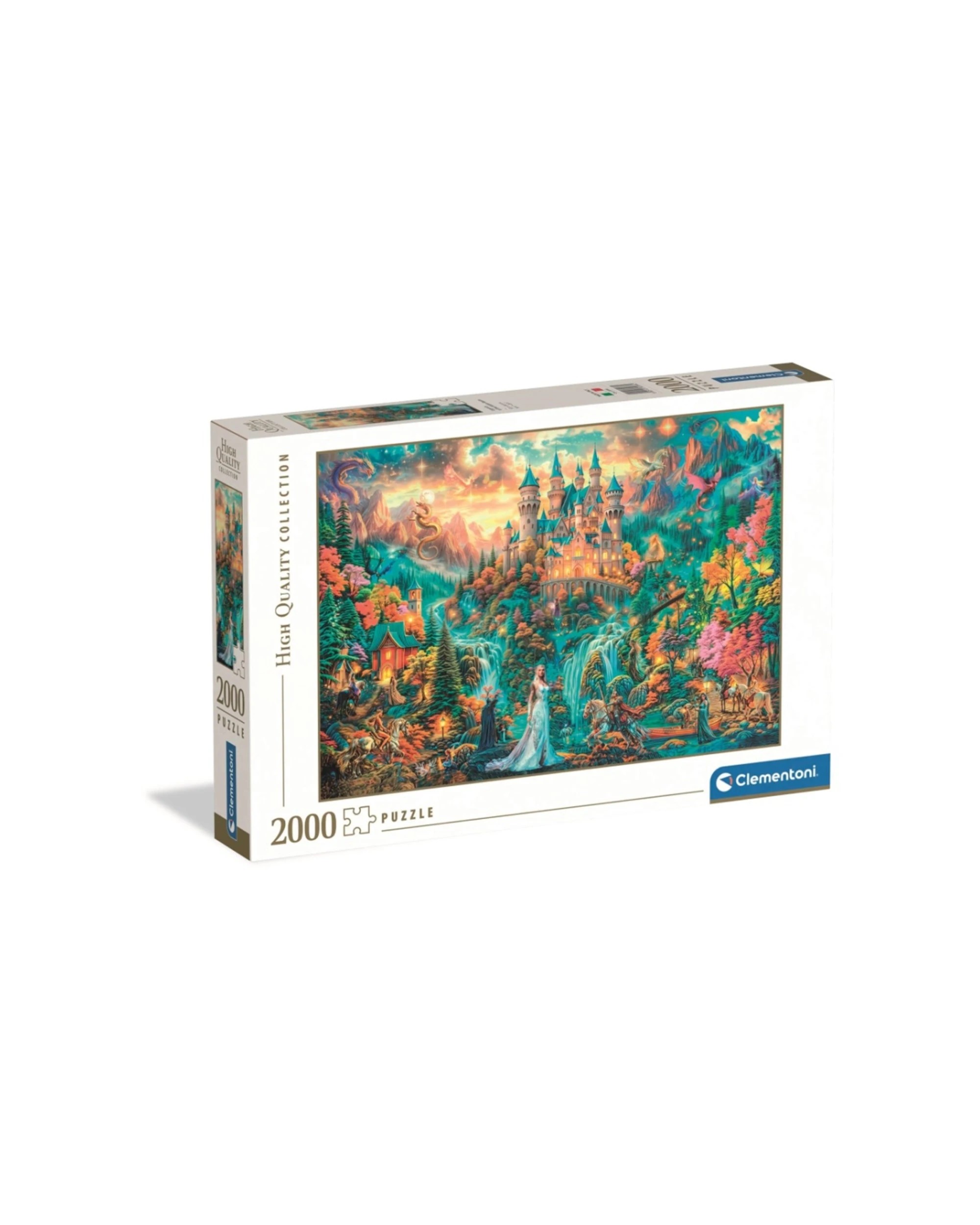 1 Clementoni Legends Of The Hidden Realm 2000 Piece Jigsaw Puzzle 97x67cm - Multi, 1 of 2