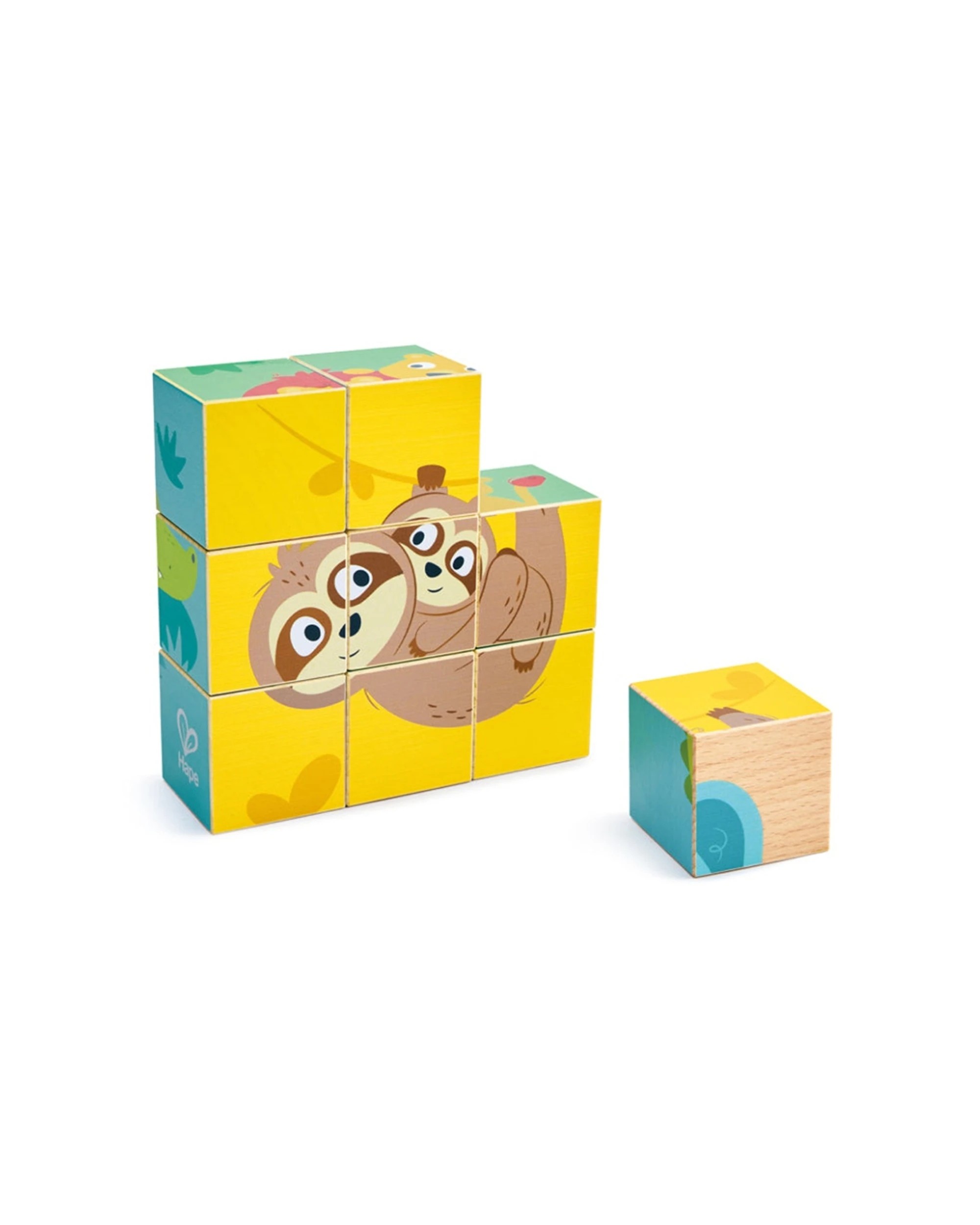 3 Hape Wild Wooden Blocks Puzzle Animal Matching Activity Toy - Multi, 3 of 4