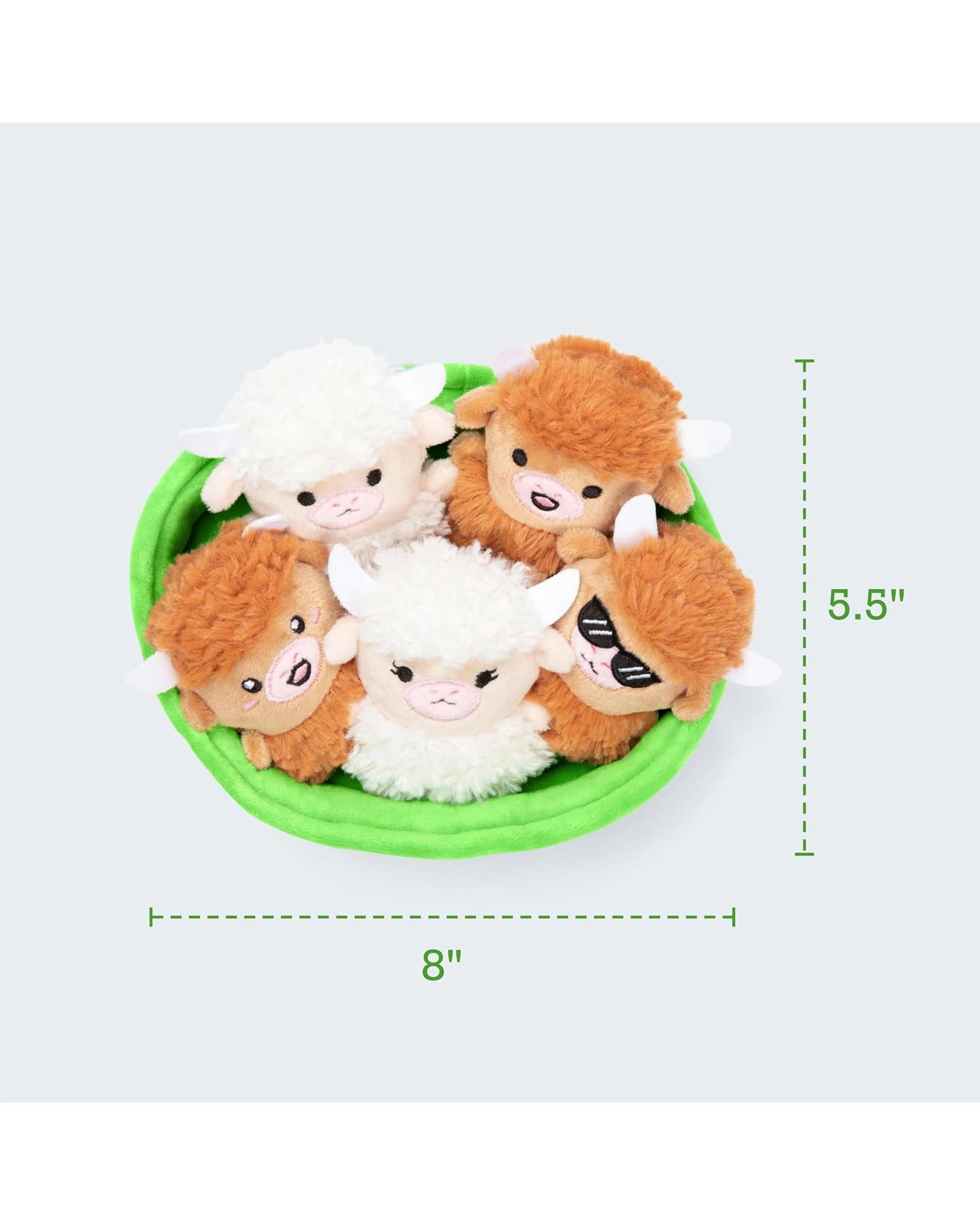2 Emotional Support Highland Cows Plush Set, 2 of 6