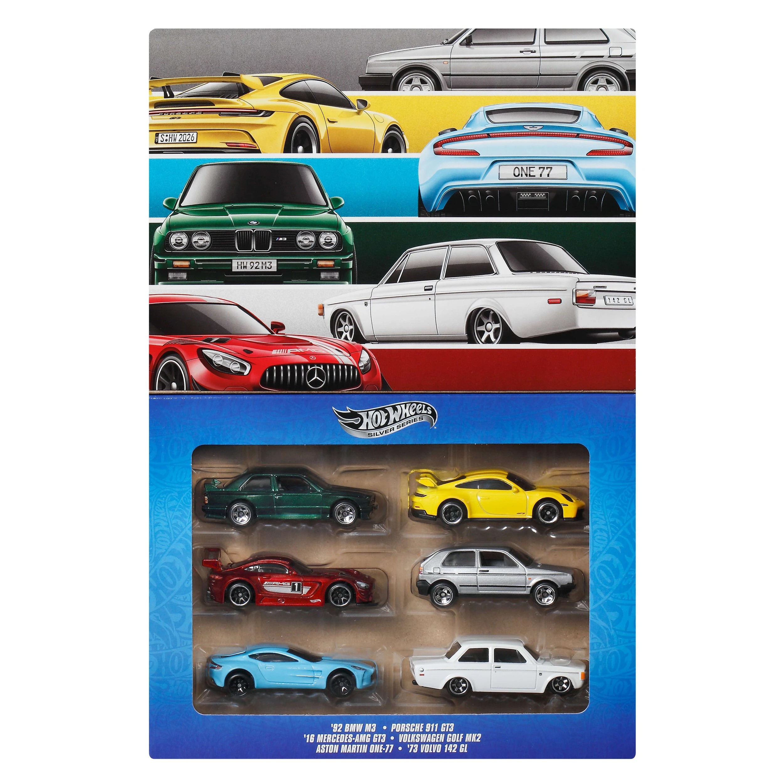 2 6 Pack Hot Wheels 1:64 Scale Die-Cast Toy Car Set, 2 of 6