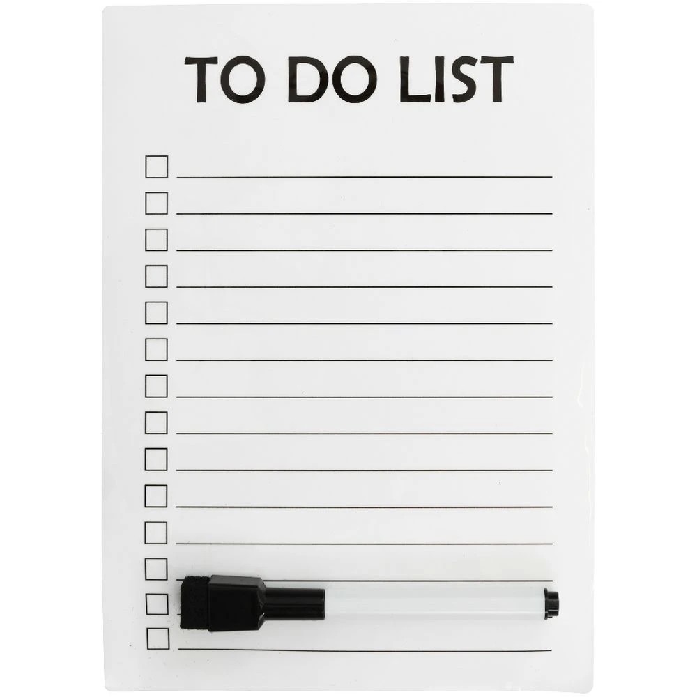 2 Otto Magnetic Dry Erase To Do List 225 x 160mm, 2 of 4