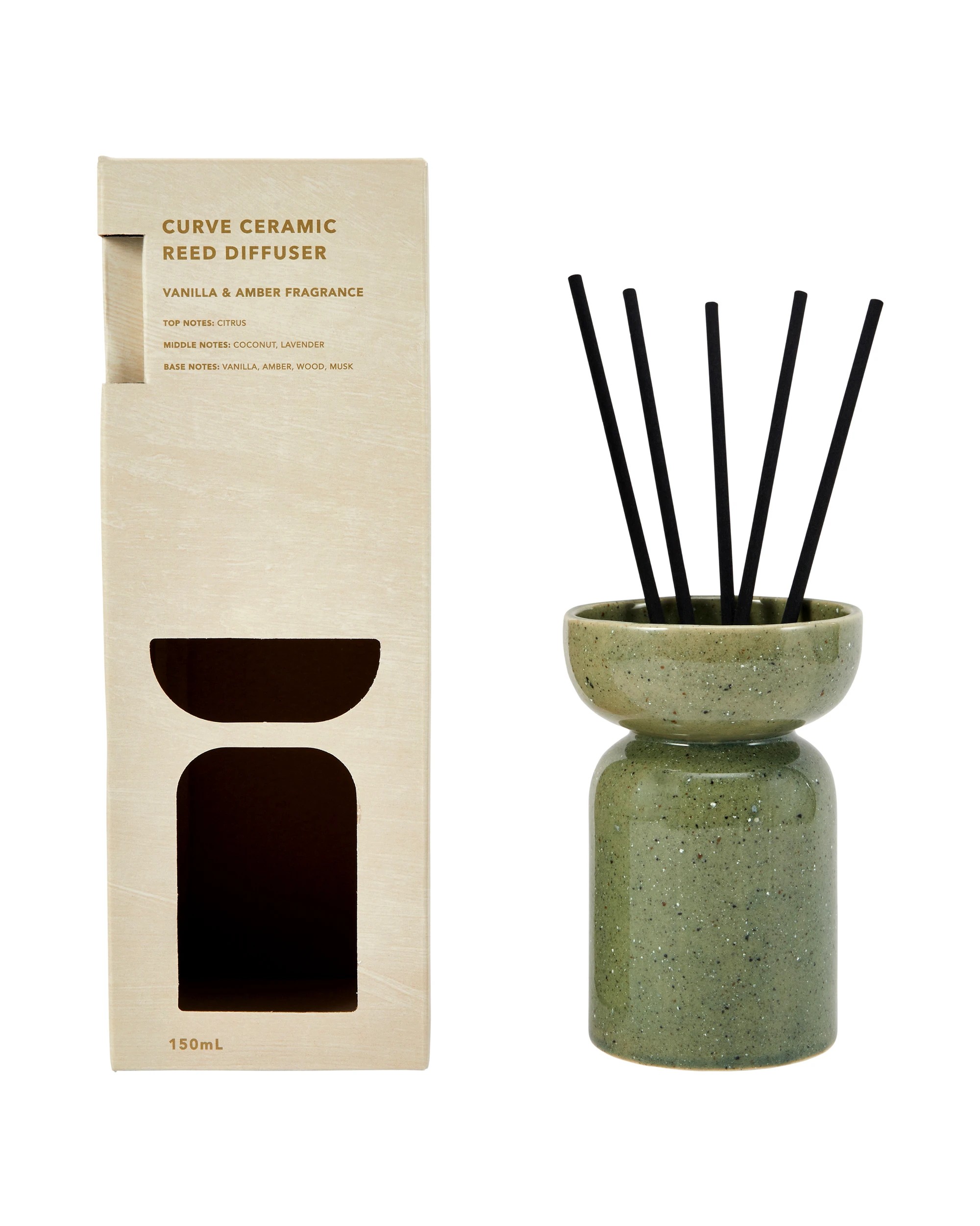 1 Curve Ceramic Reed Diffuser 150ml, 1 of 6