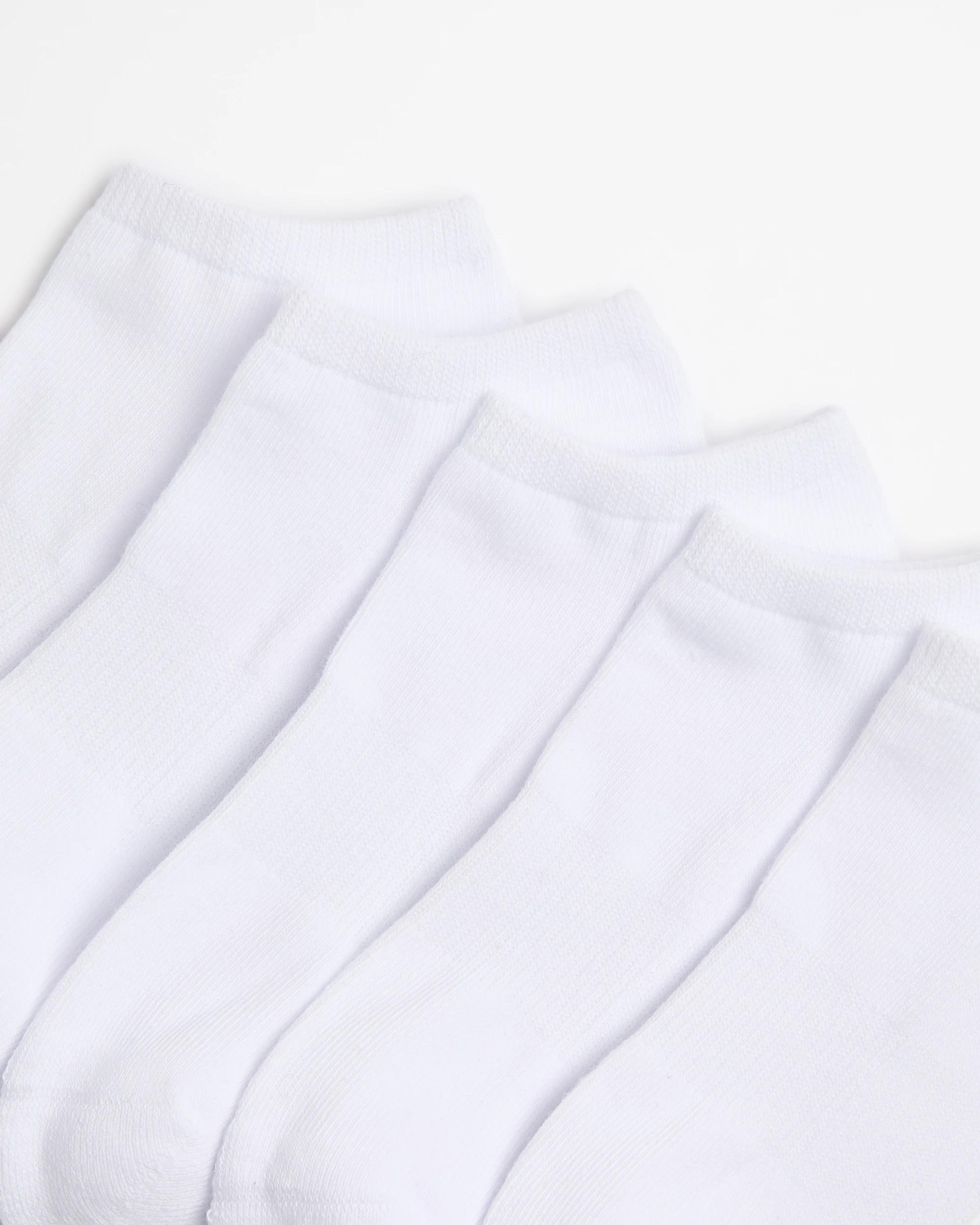 2 Target Active Australian Cotton Blend 5 Pack No Show Sport Socks WHITE, 2 of 3