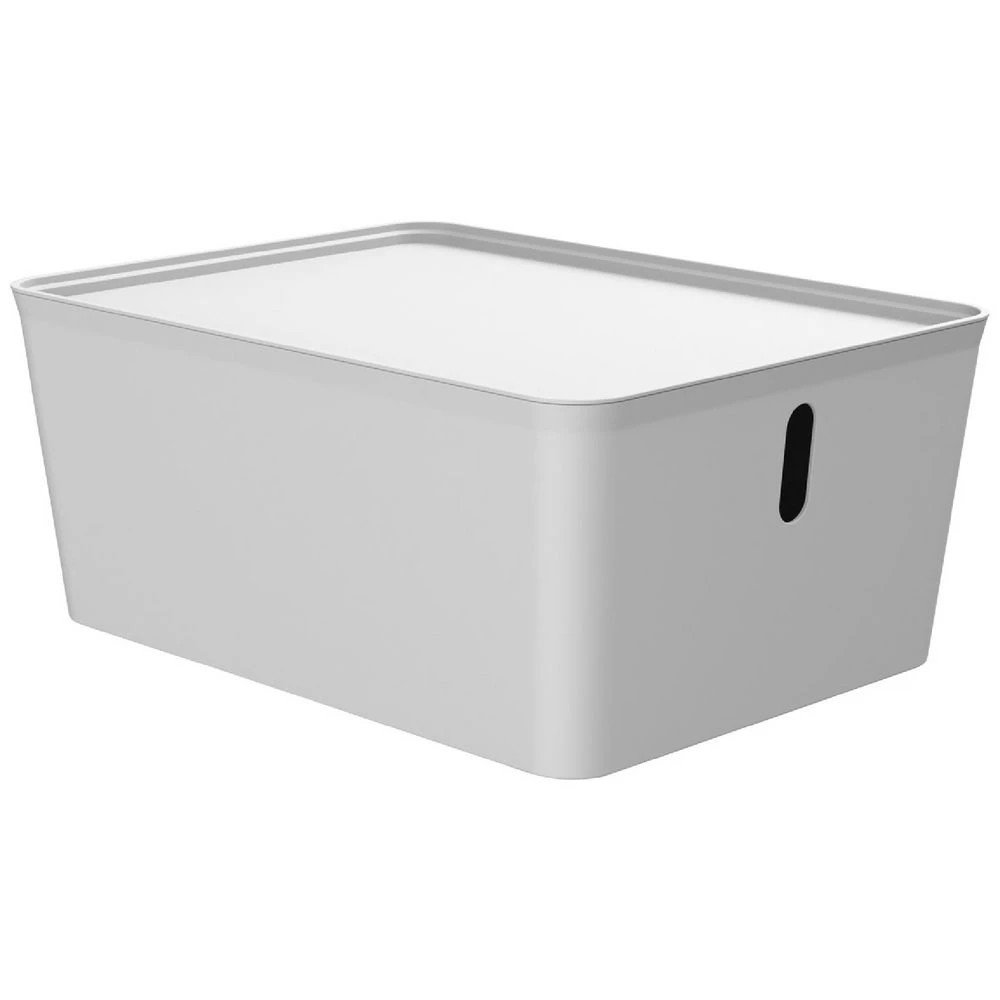 1 Otto 10L PET Modular Basket Large Tall White, 1 of 6