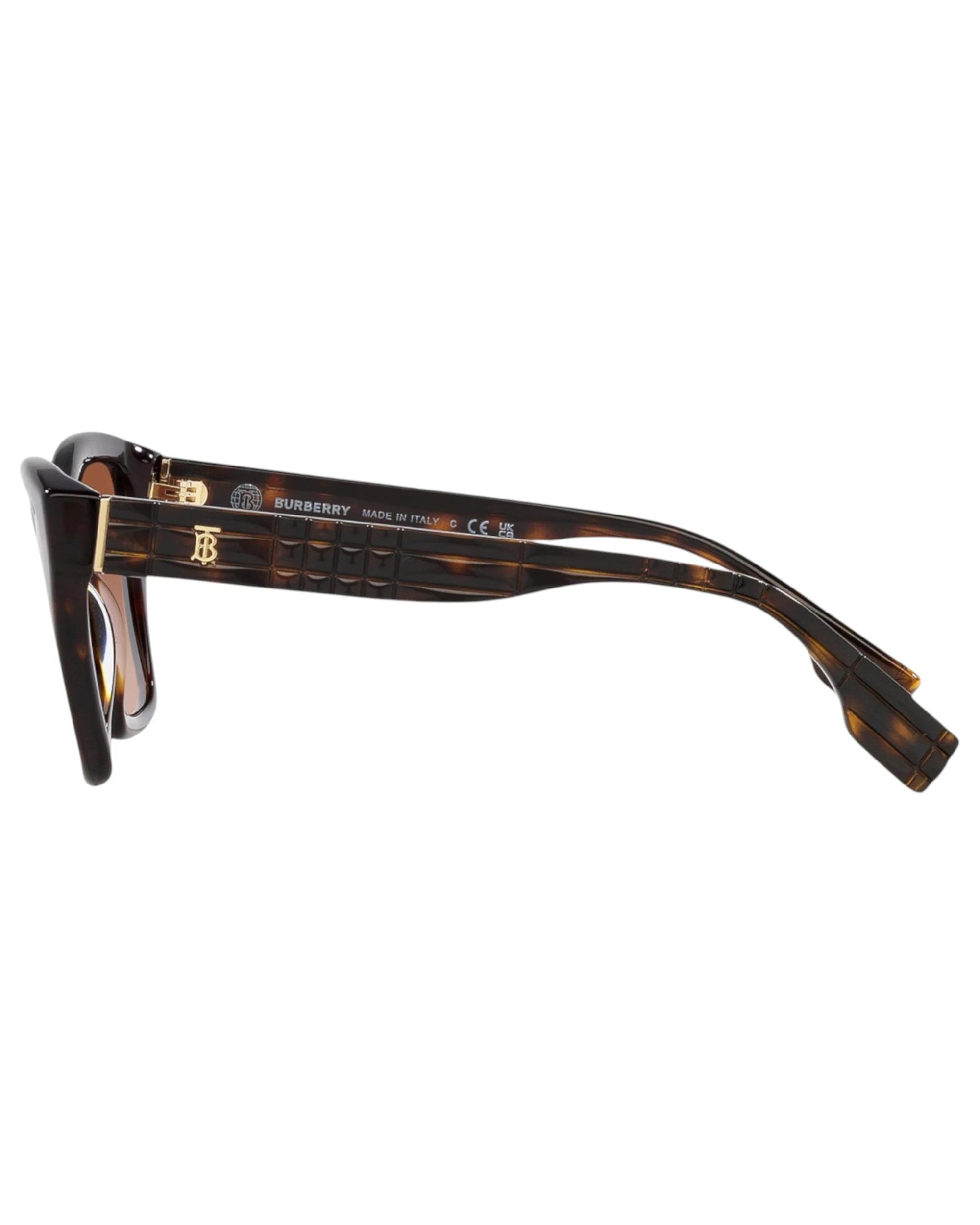 4 Burberry Womens Sunglasses Arden BE4391 Dark Havana/ Brown Gradient Sunnies DARK HAVANA/BROWN, 4 of 5