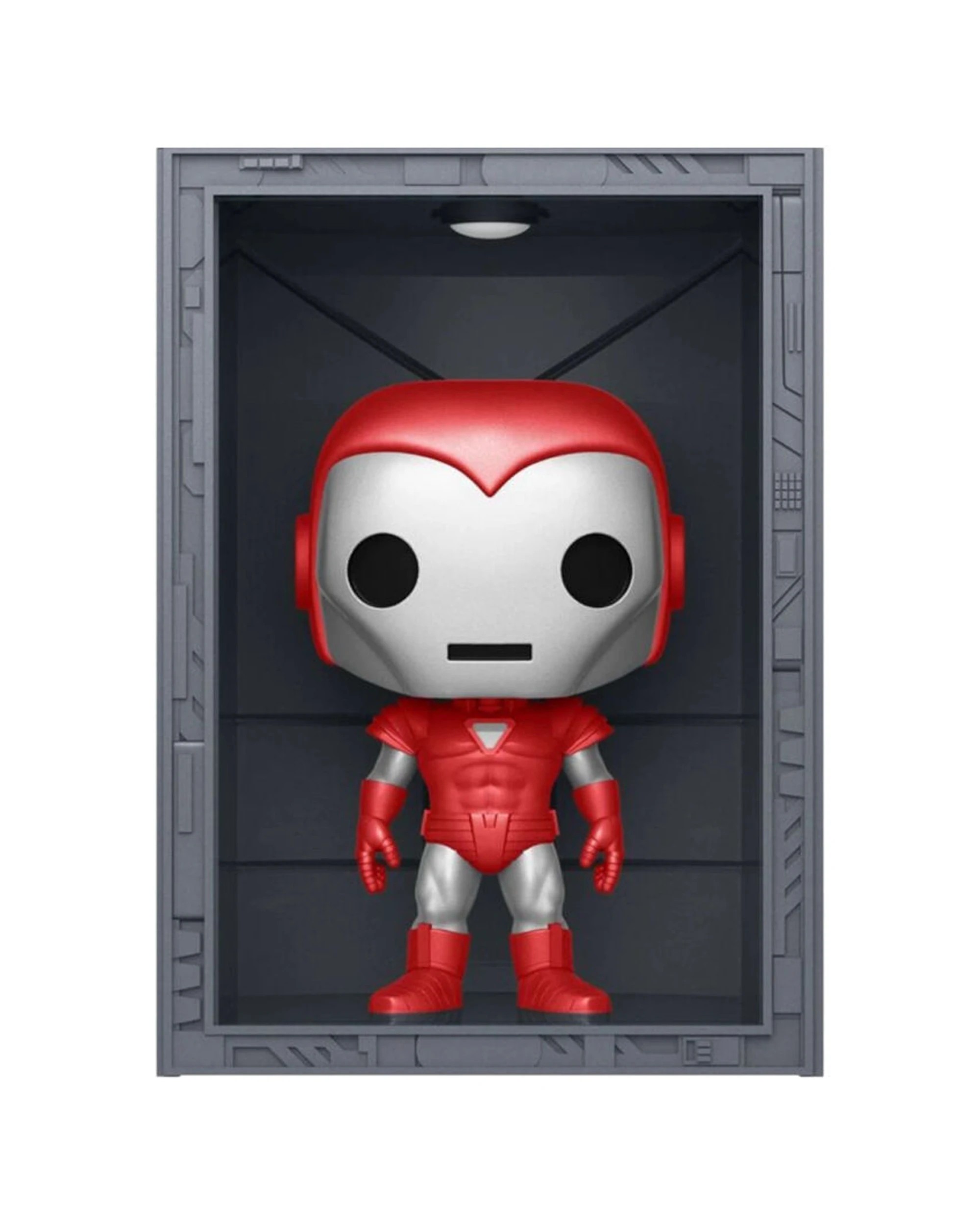 1 Marvel Comics Iron Man Model 8 Silver Centurian Metallic Pop Deluxe Collectible - Silver, 1 of 3