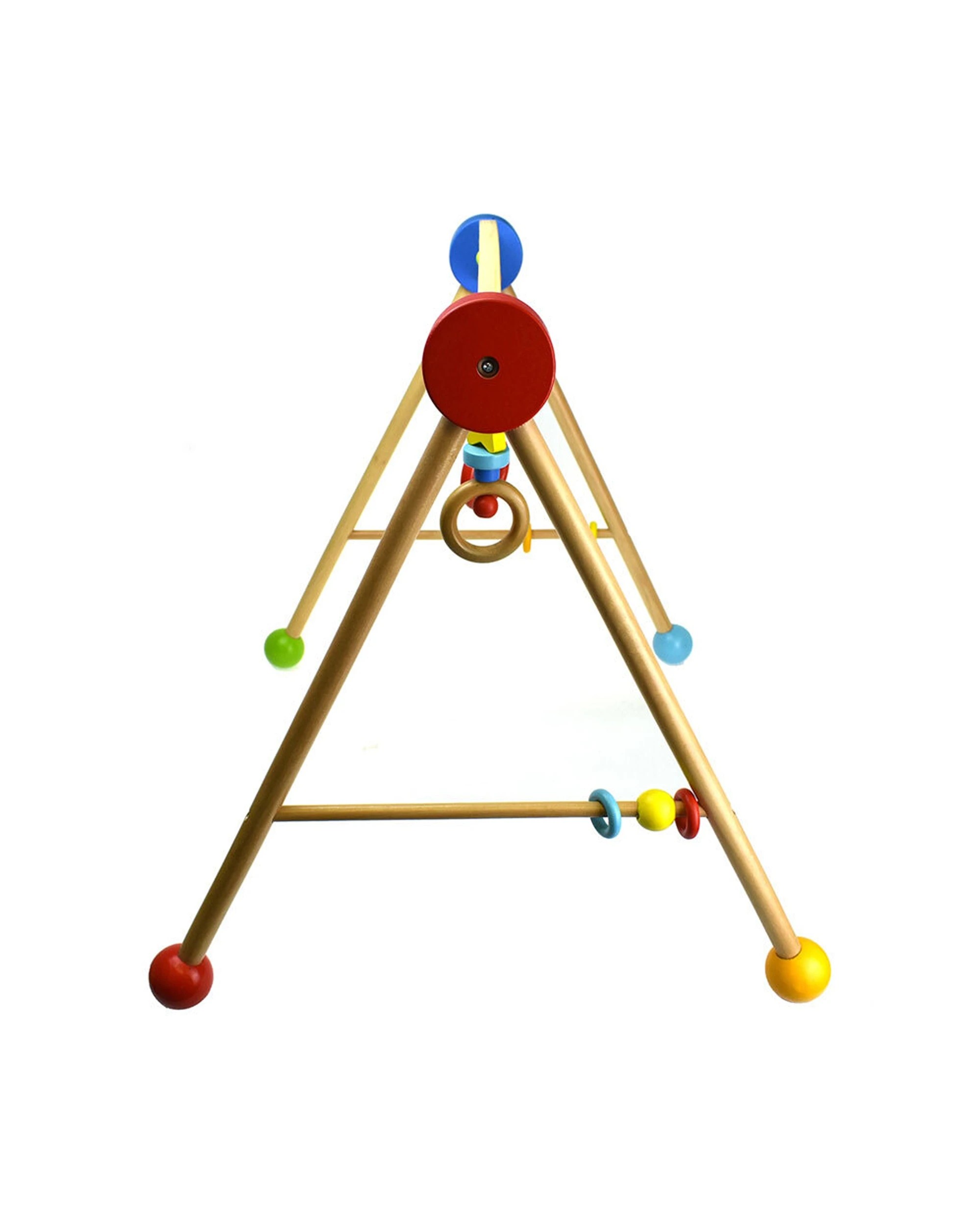 2 Tooky Toy Baby Gym Infant Wooden Activity Educational Play Fun Game 55cm - Multi, 2 of 3