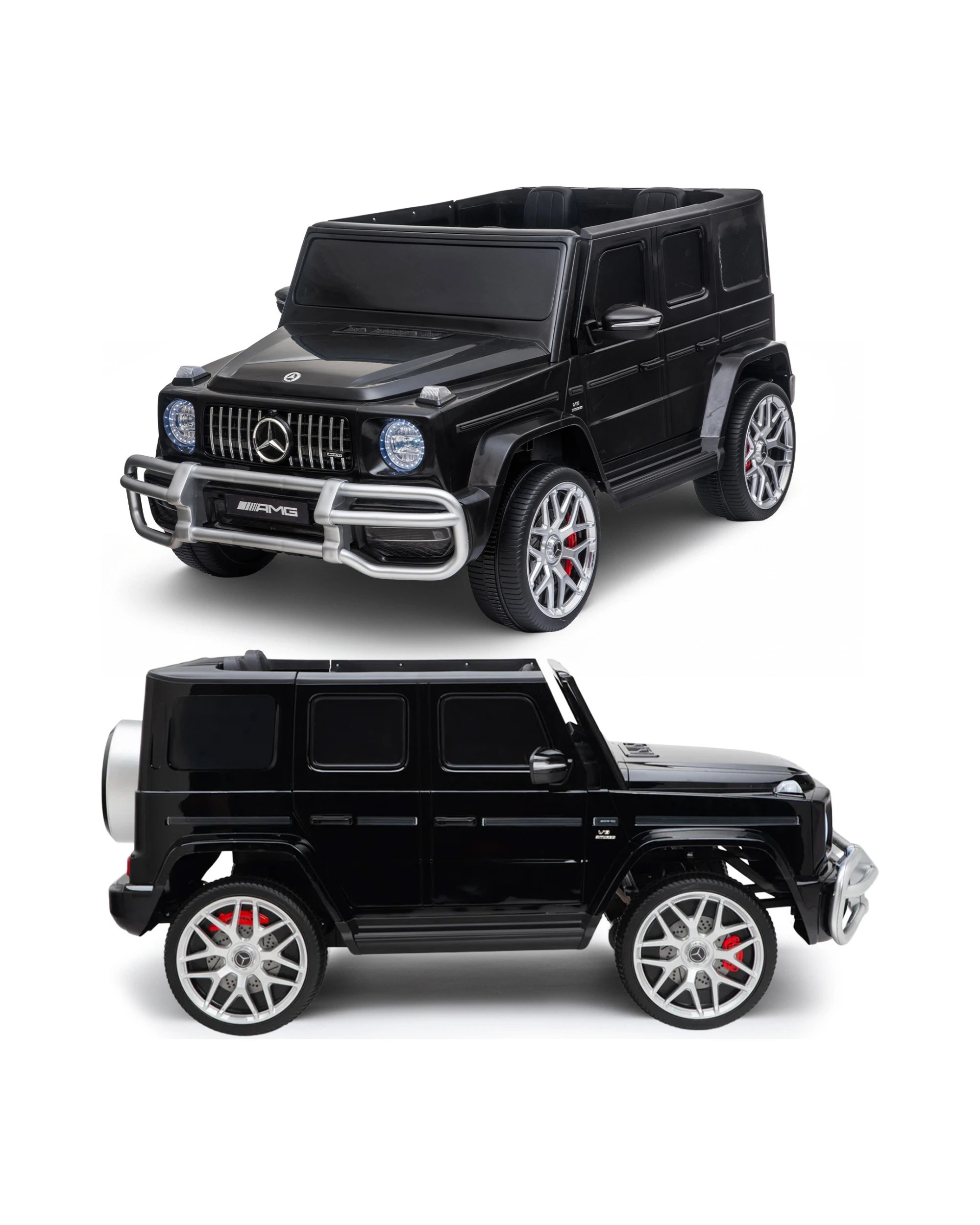 6 Kahuna Mercedes Benz AMG Licensed G63 Kids Electric Ride On Car Remote Control Dual 50W Motors Music Player LED Lights, 6 of 7
