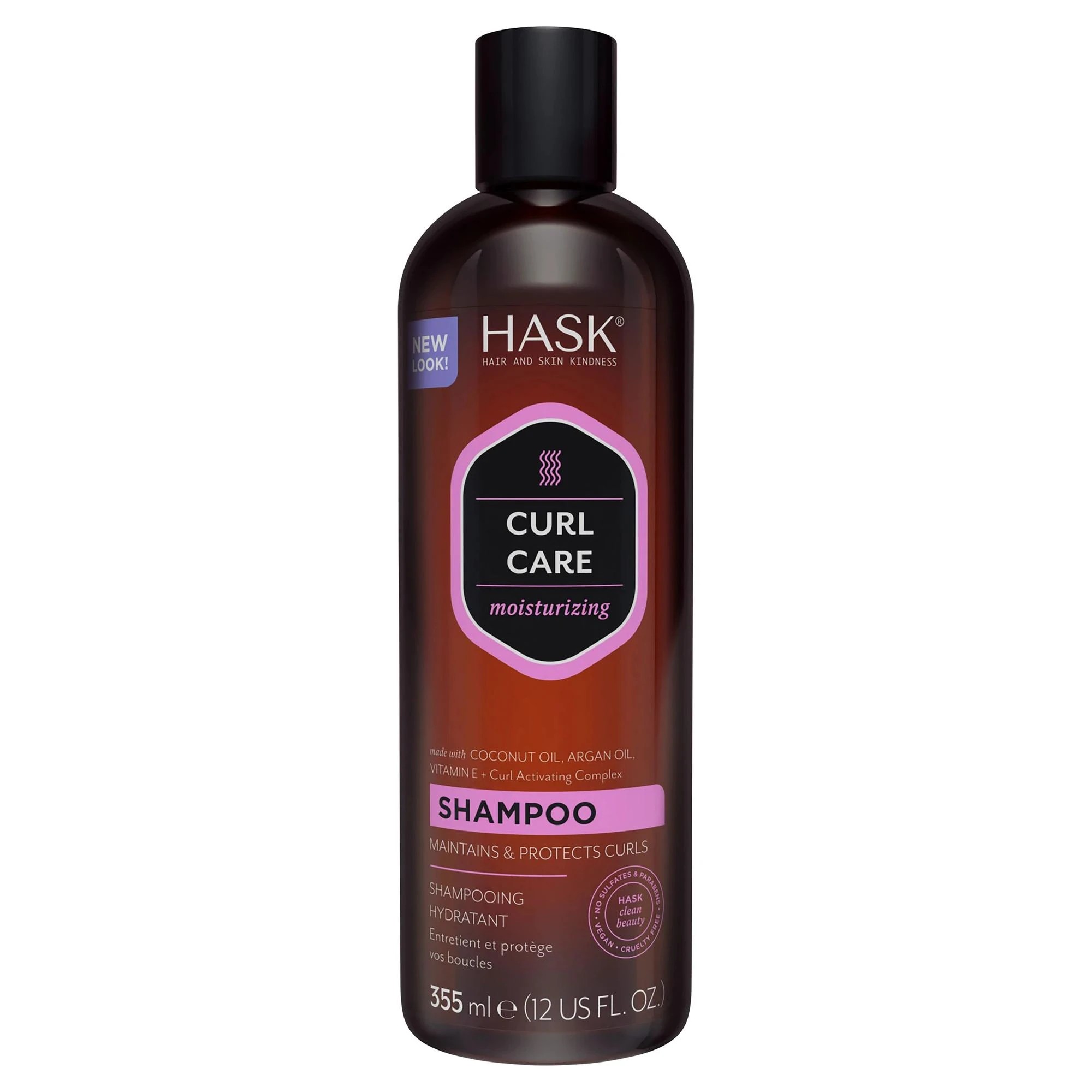 1 Hask Curl Care Moisturizing Shampoo, Coconut Oil Argan Oil Vitamin E and Curl Activating Complex -  355ml - Multi, 1 of 10