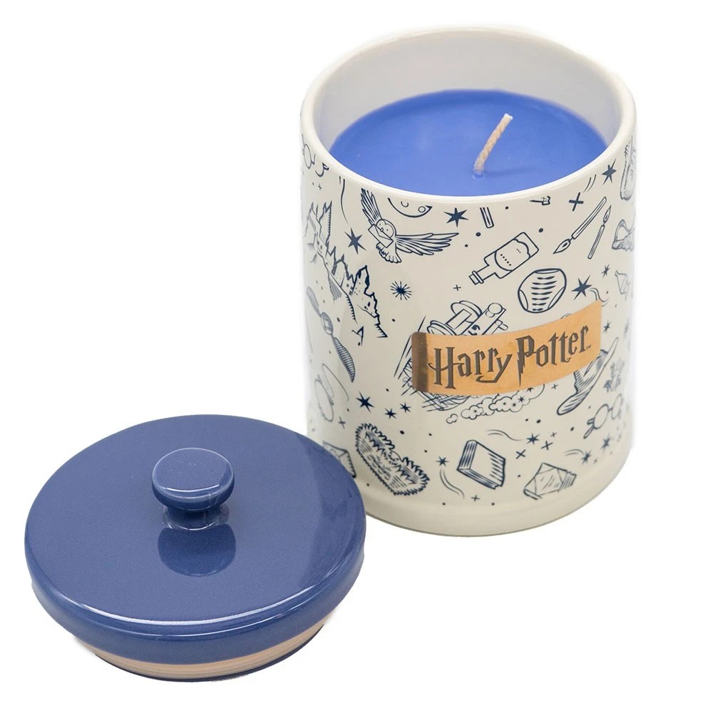 1 Harry Potter - Hogwarts Artifacts Candle - Blue,Cream, 1 of 3