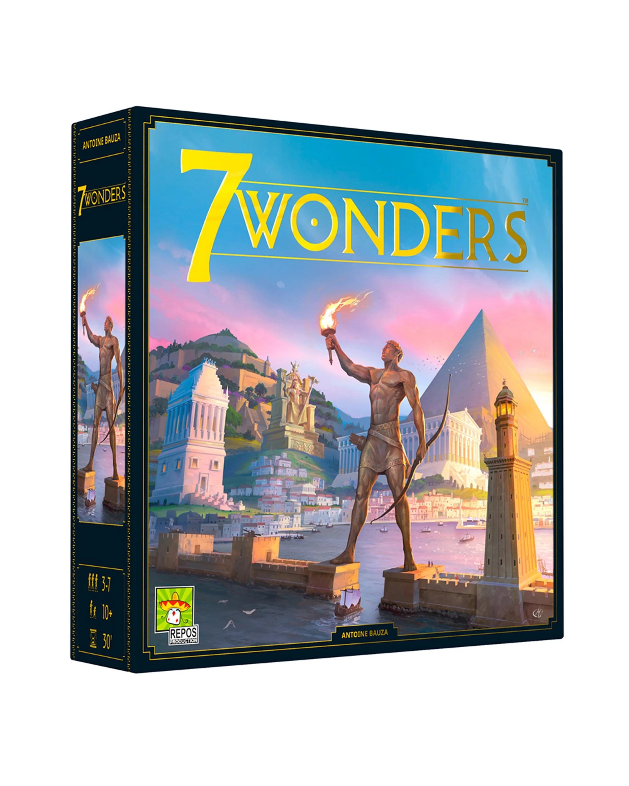 1 Repos Production 7 Wonders New Edition Board Game, 1 of 2