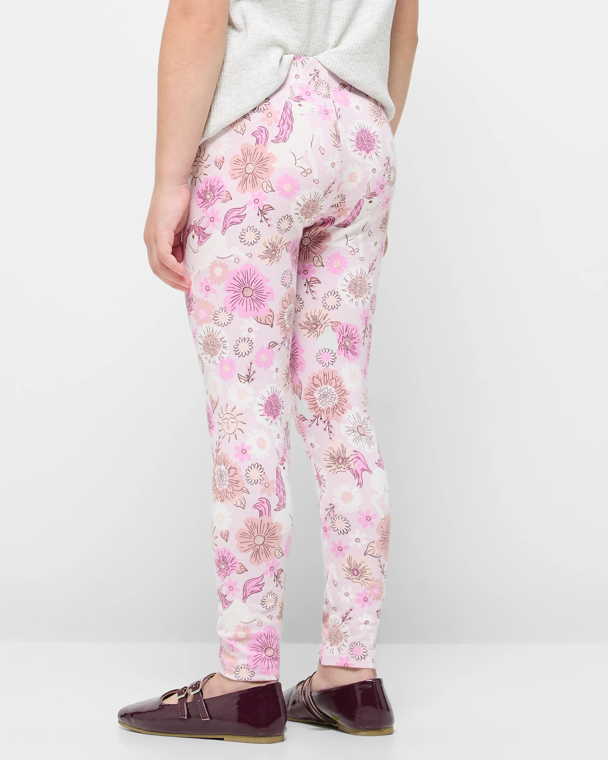 3 Target Australian Cotton Print Leggings UNICORN, 3 of 5