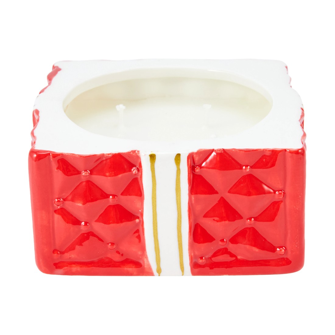 2 Christmas Present Ceramic Candle, 2 of 5