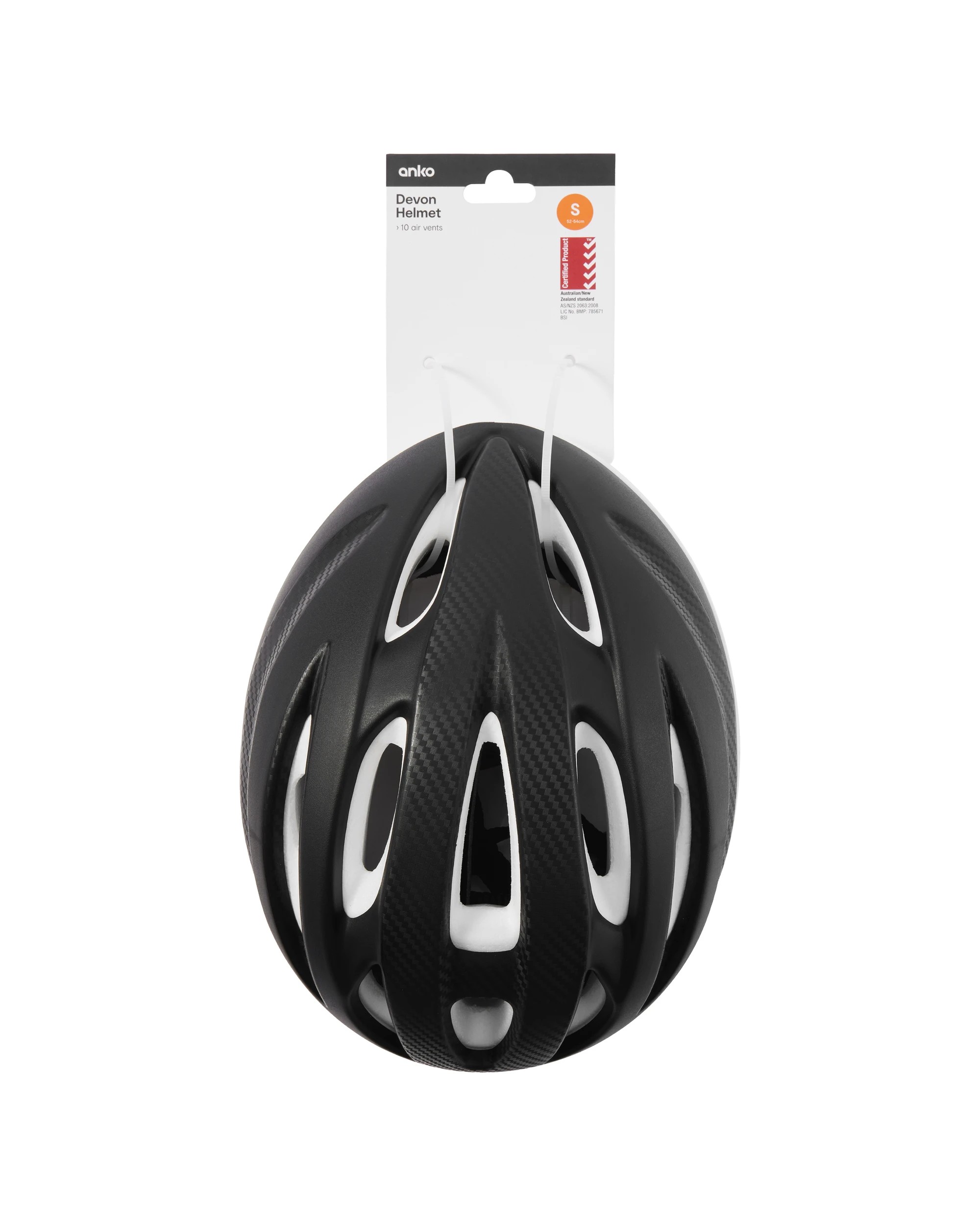 7 Devon Helmet - Small, Black, 7 of 7