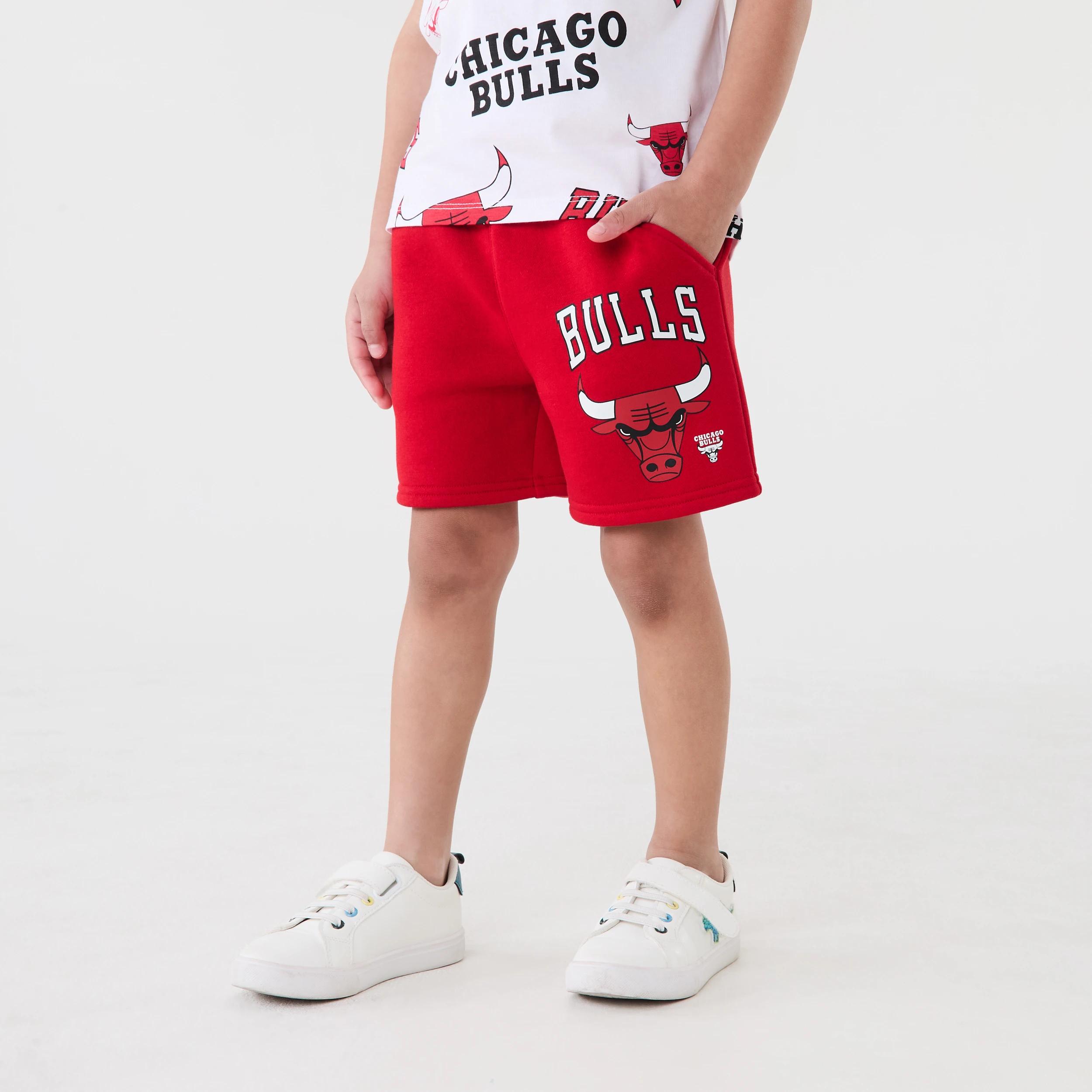 2 Official NBA Kids Mini Shorts RED BULLS, 2 of 8