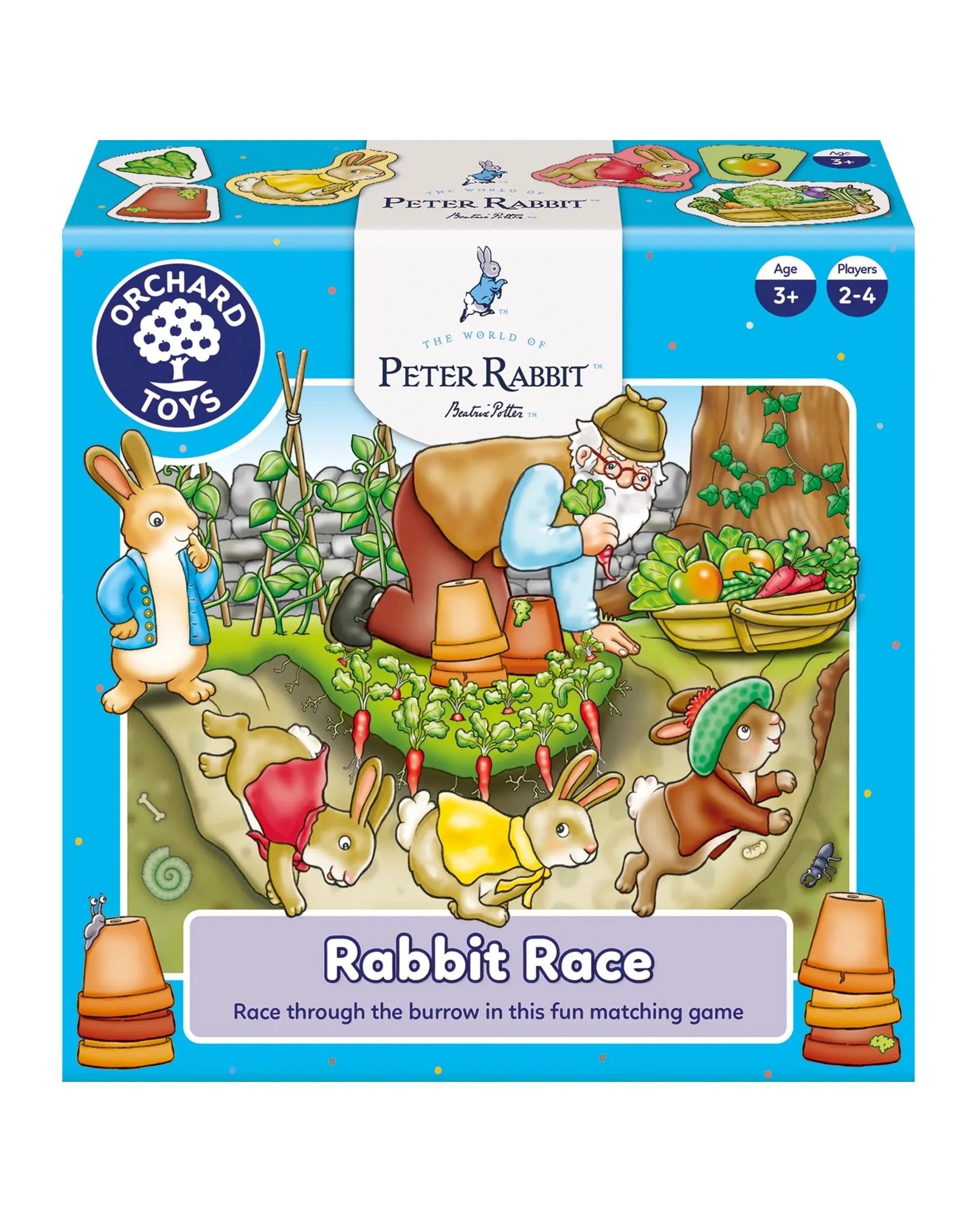 1 Peter Rabbit Rabbit Race Game, 1 of 6